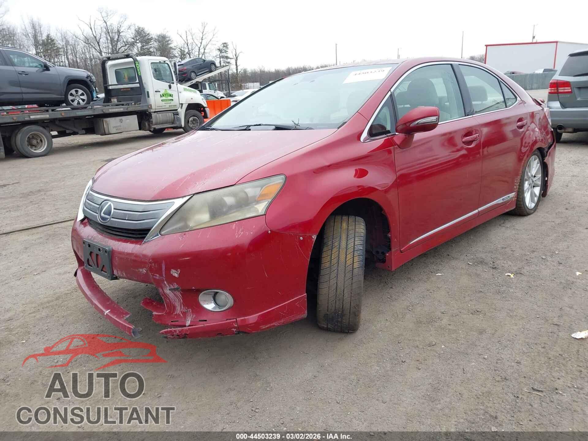 LEXUS HS 250H 2010 - JTHBB1BA0A2000888