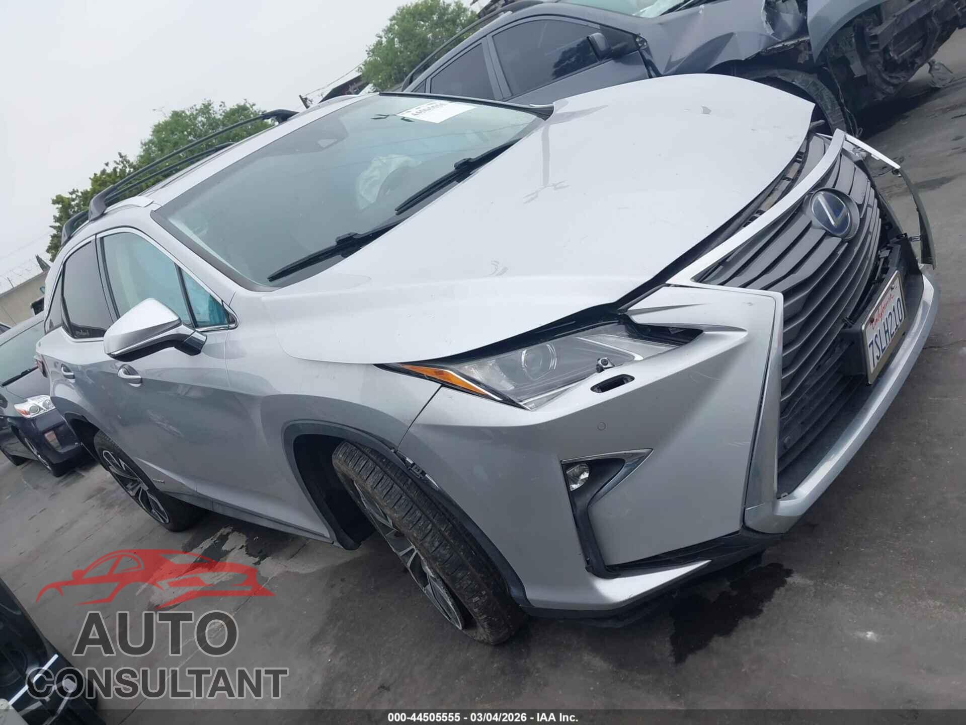 LEXUS RX 450H 2016 - 2T2BGMCA1GC004148