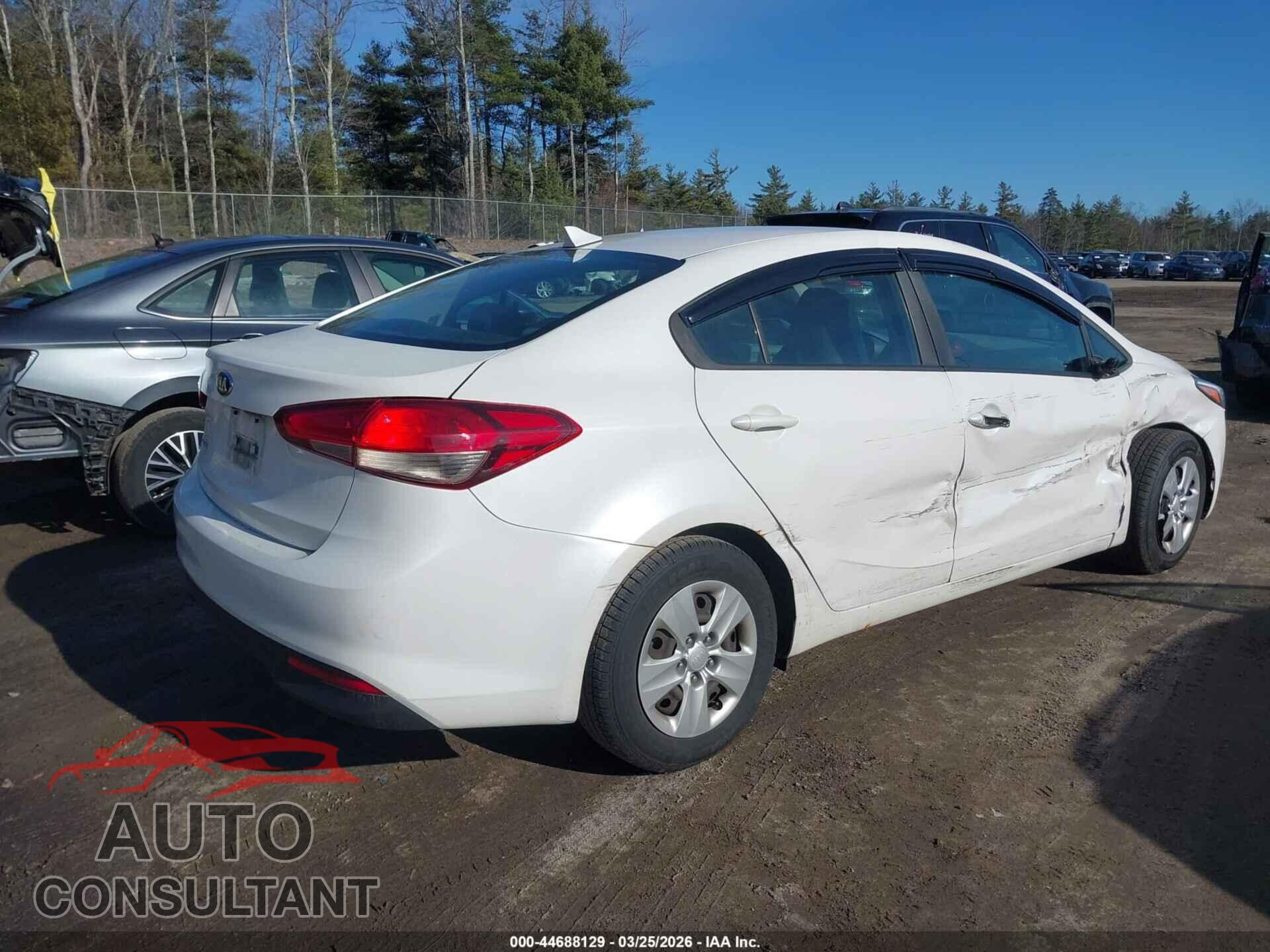 KIA FORTE 2017 - 3KPFL4A72HE014697