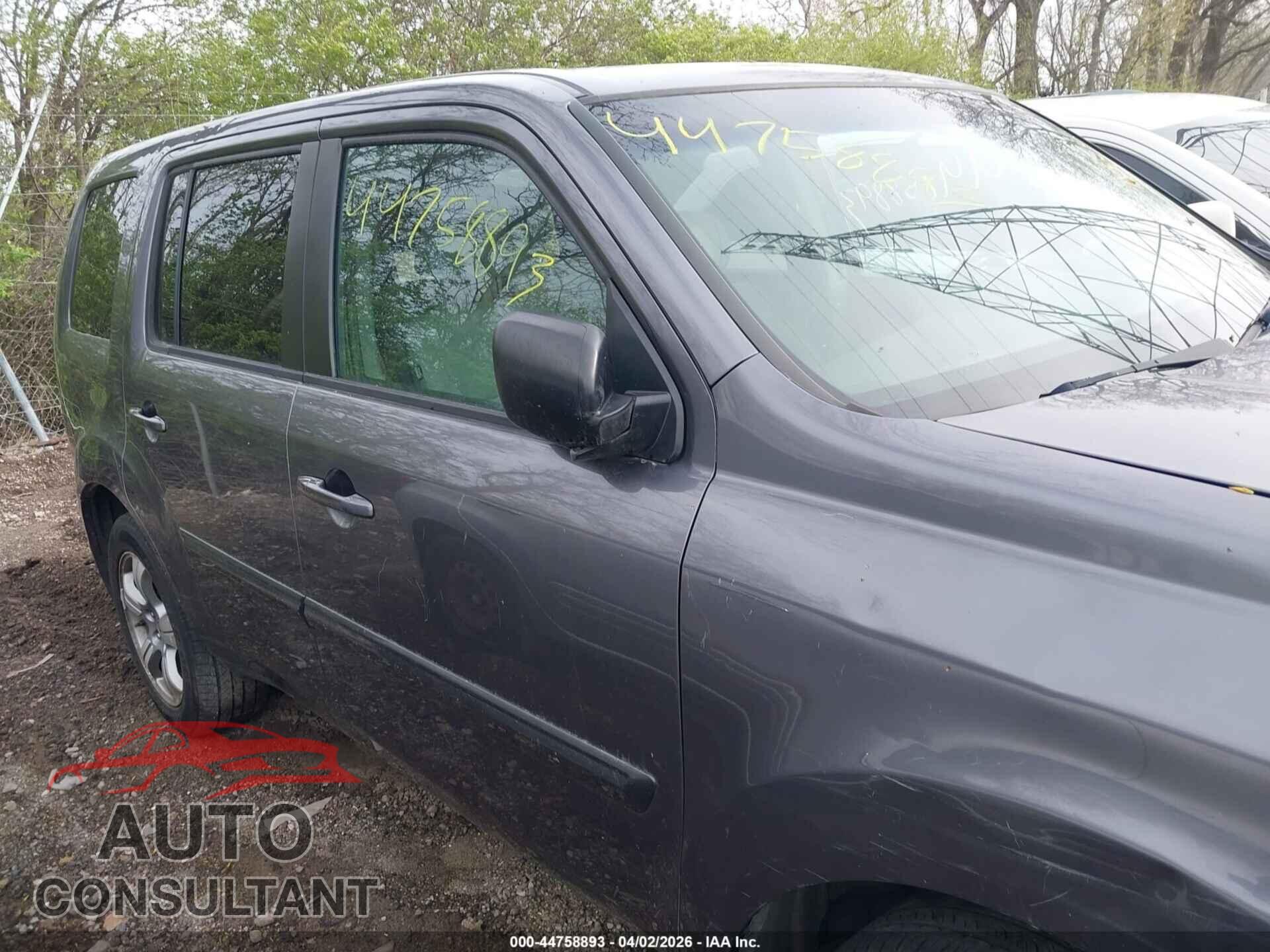 HONDA PILOT 2014 - 5FNYF4H46EB007401