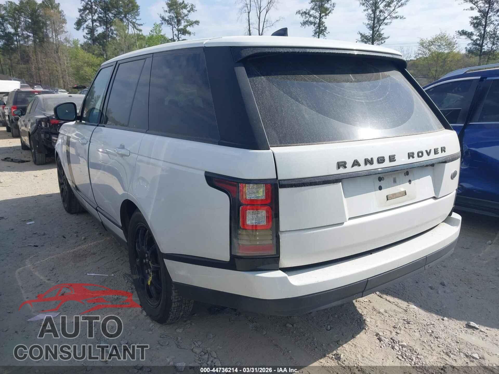 LAND ROVER RANGE ROVER 2017 - SALGR2FK7HA324666