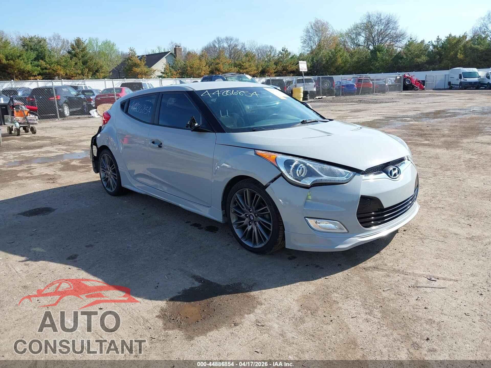 HYUNDAI VELOSTER 2013 - KMHTC6AD5DU161429