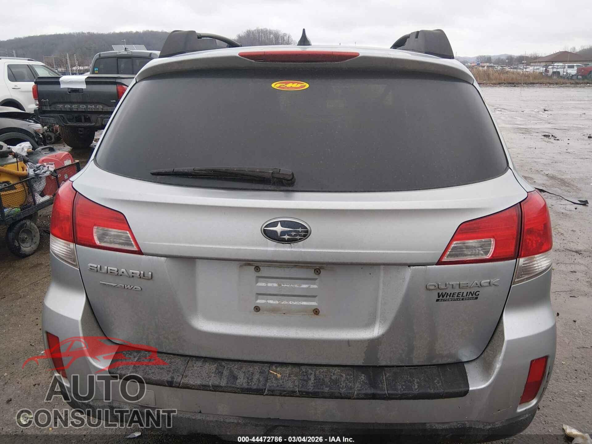 SUBARU OUTBACK 2013 - 4S4BRCJC6D3204729