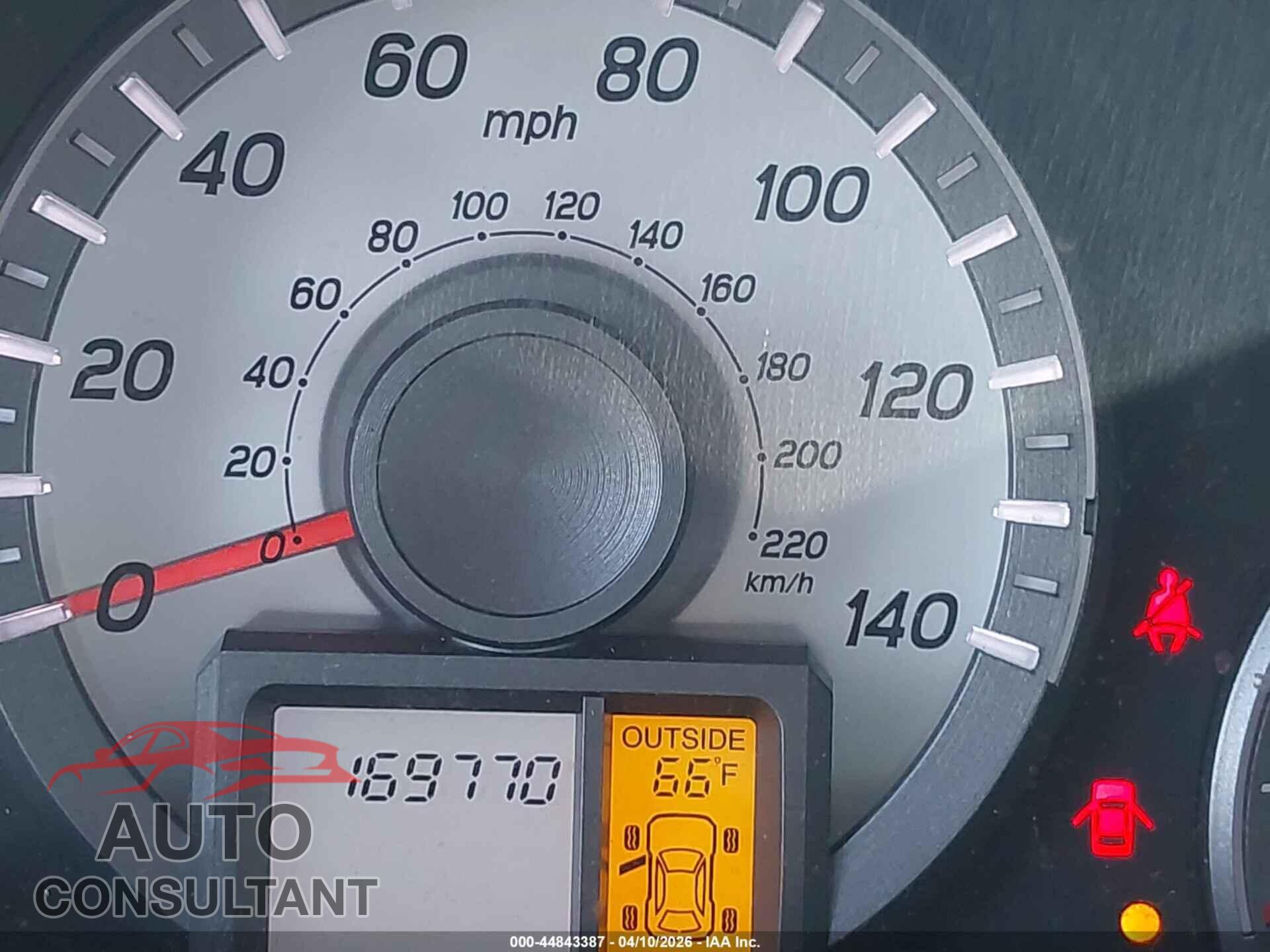 HONDA PILOT 2012 - 5FNYF4H54CB007726