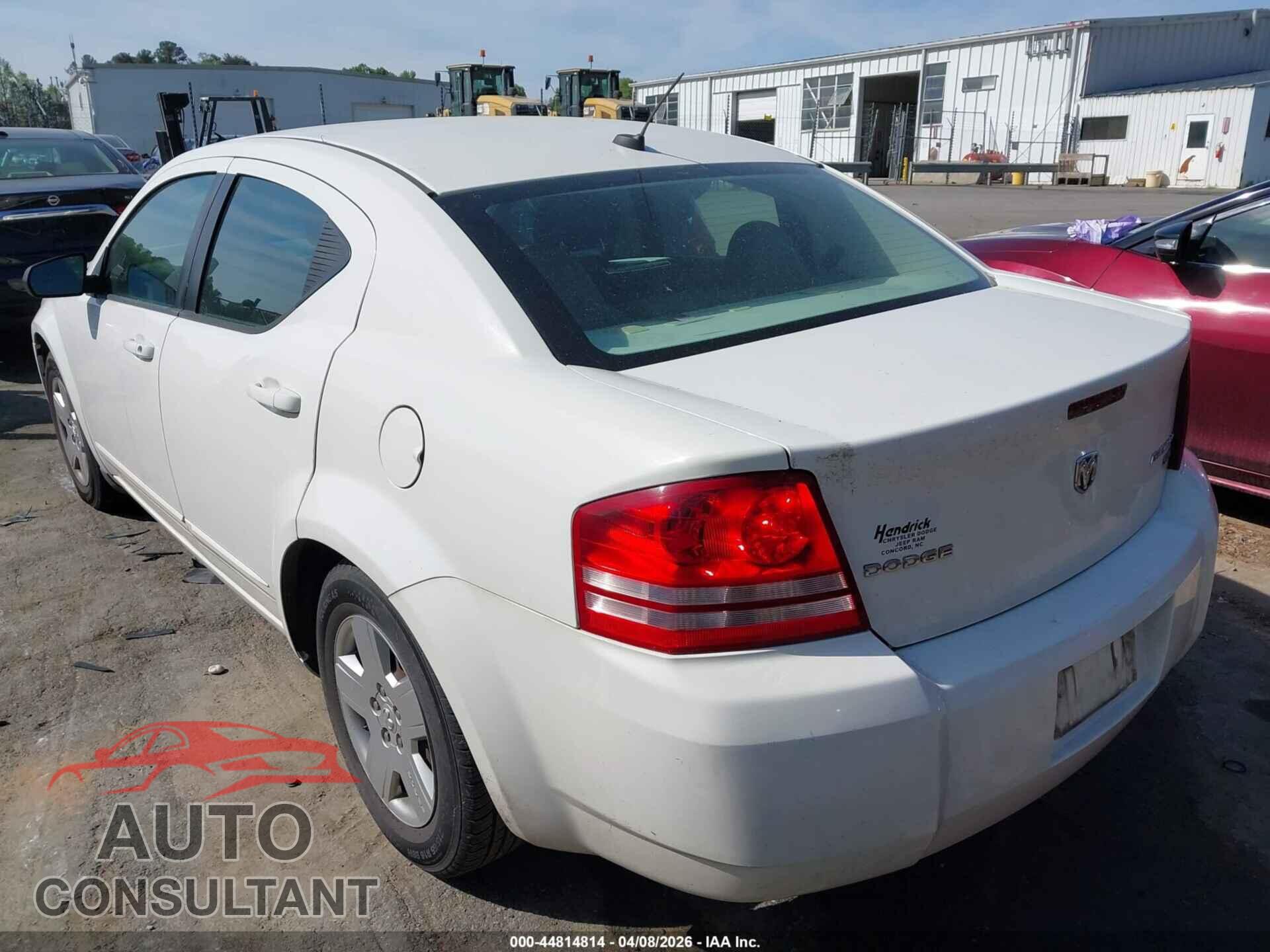 DODGE AVENGER 2010 - 1B3CC4FB2AN176672