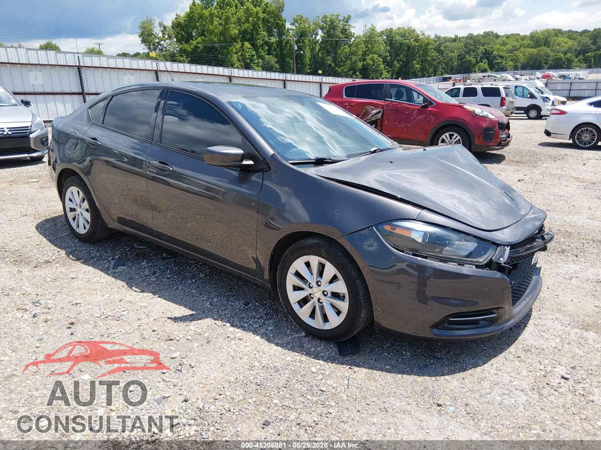 DODGE DART 2014 - 1C3CDFBB5ED867305