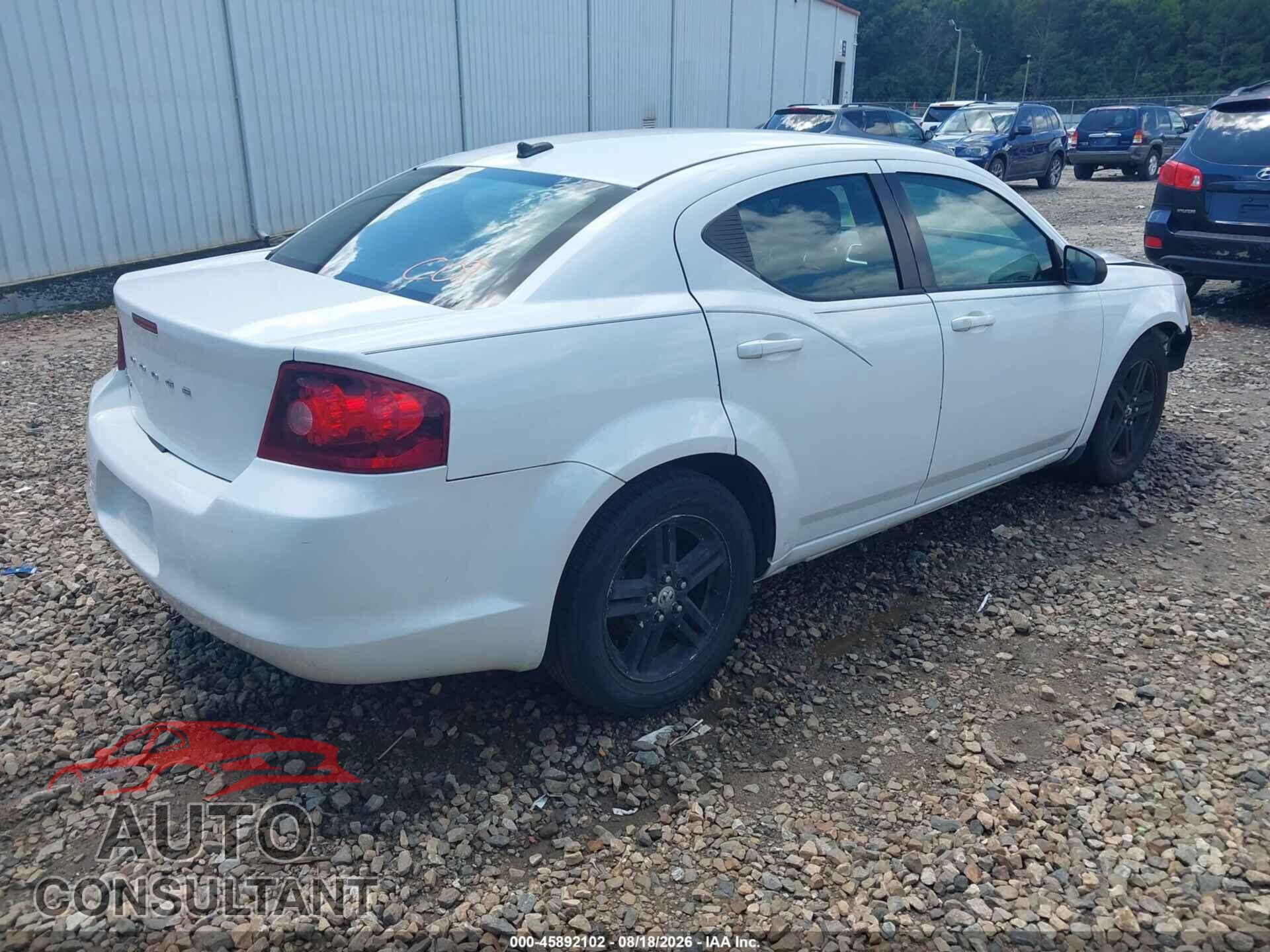 DODGE AVENGER 2014 - 1C3CDZAB4EN215305