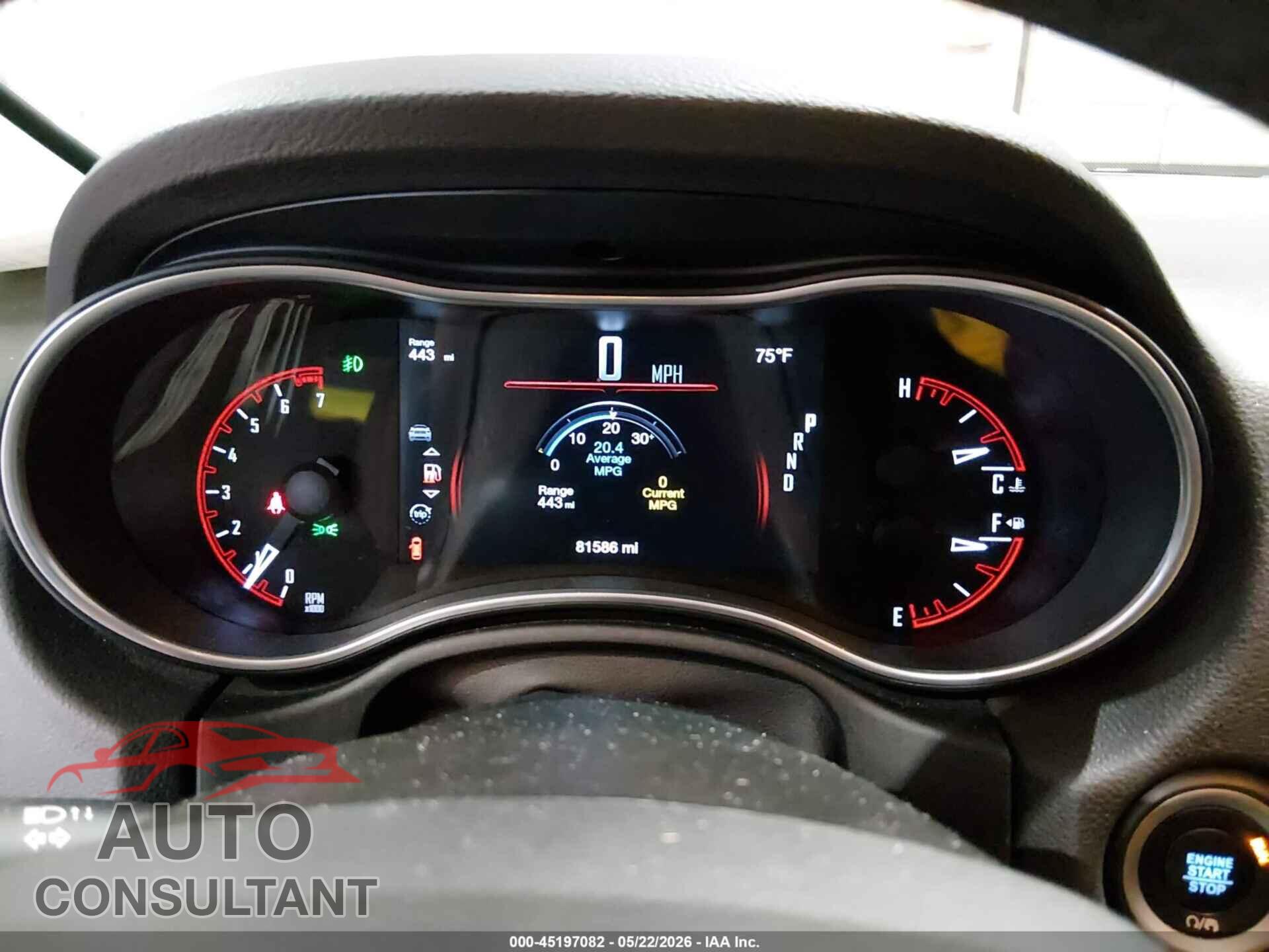 DODGE DURANGO 2019 - 1C4RDJAG4KC744439