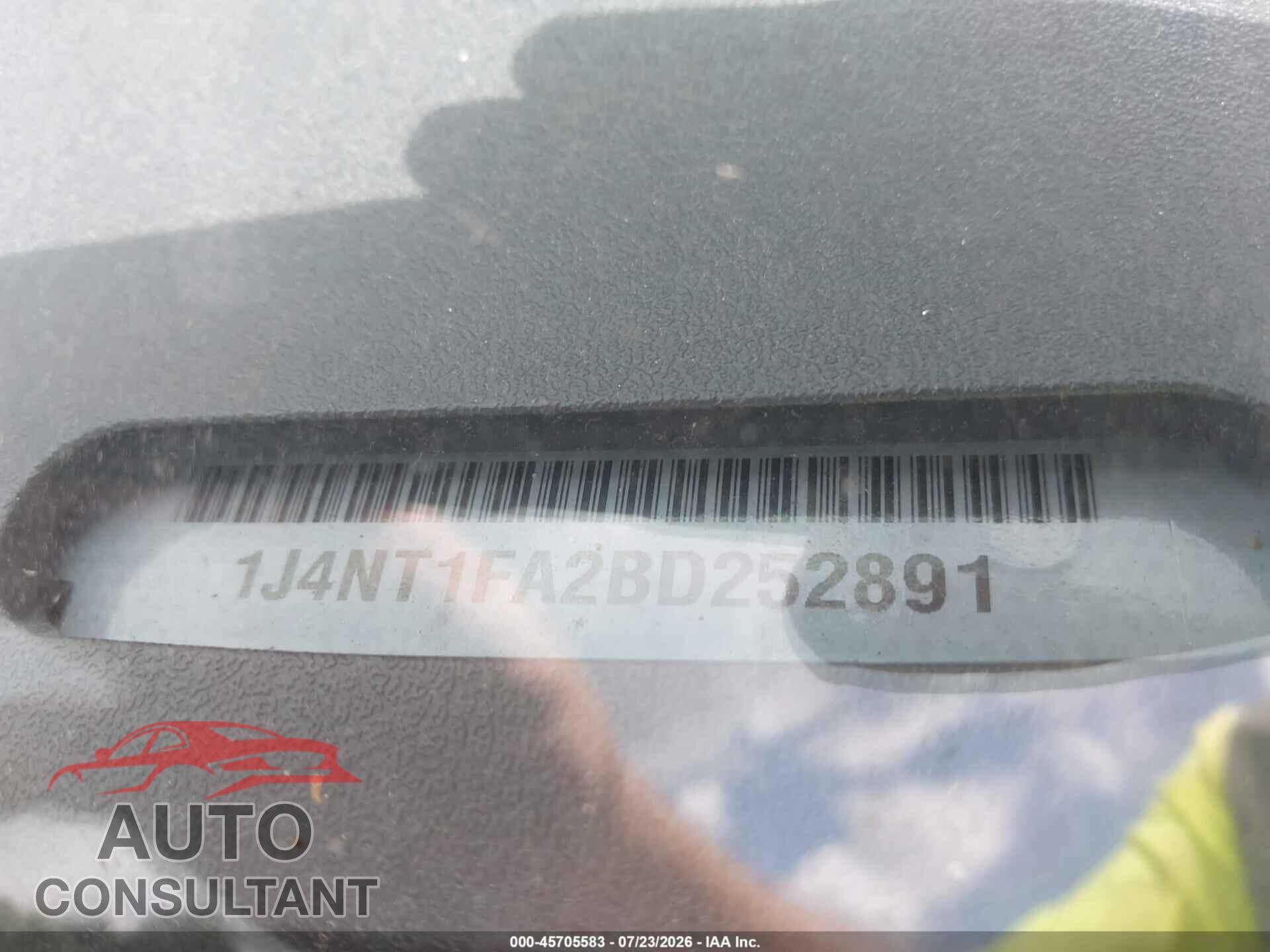 JEEP COMPASS 2011 - 1J4NT1FA2BD252891