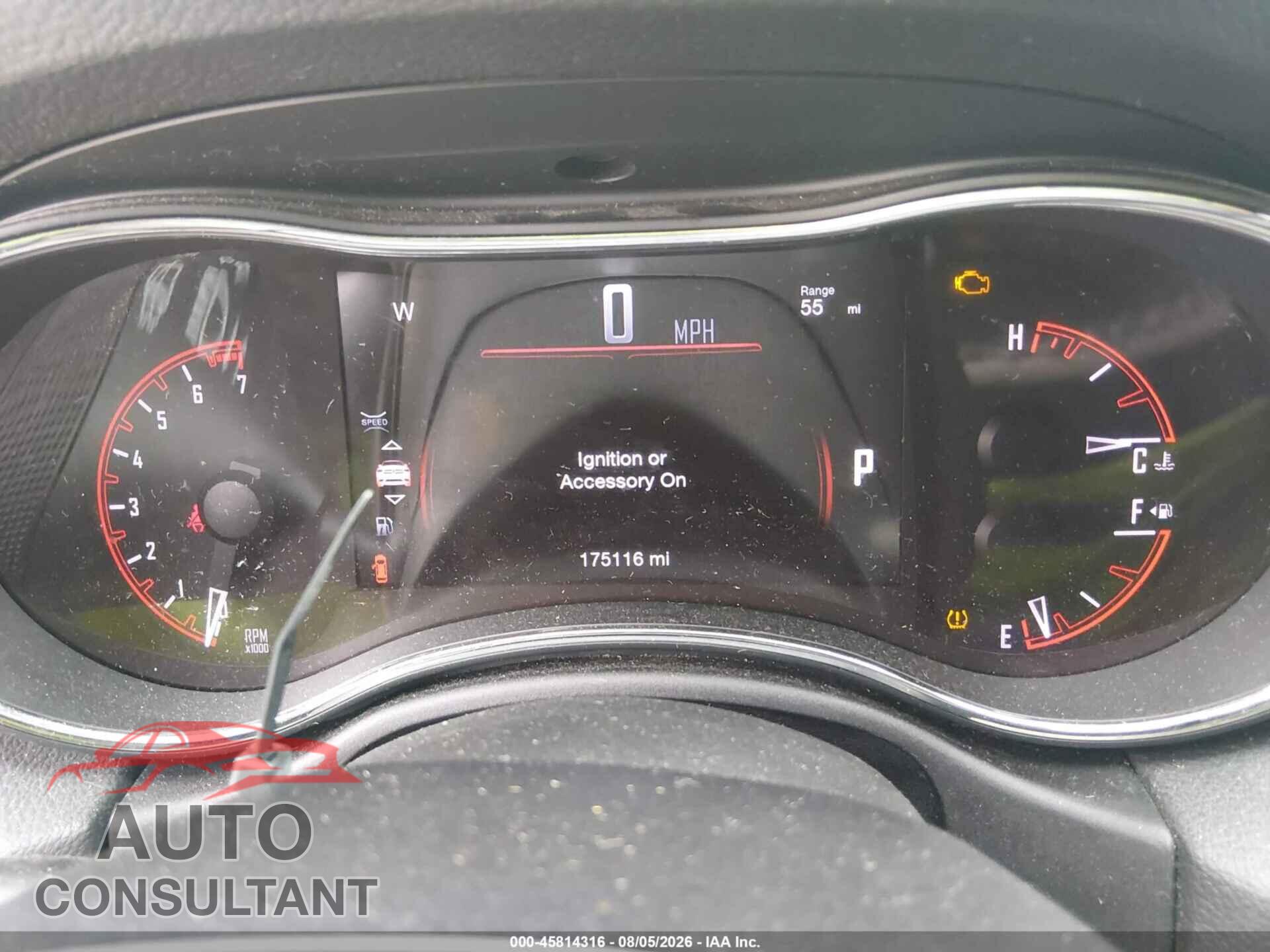 DODGE DURANGO 2016 - 1C4RDJDG8GC442316