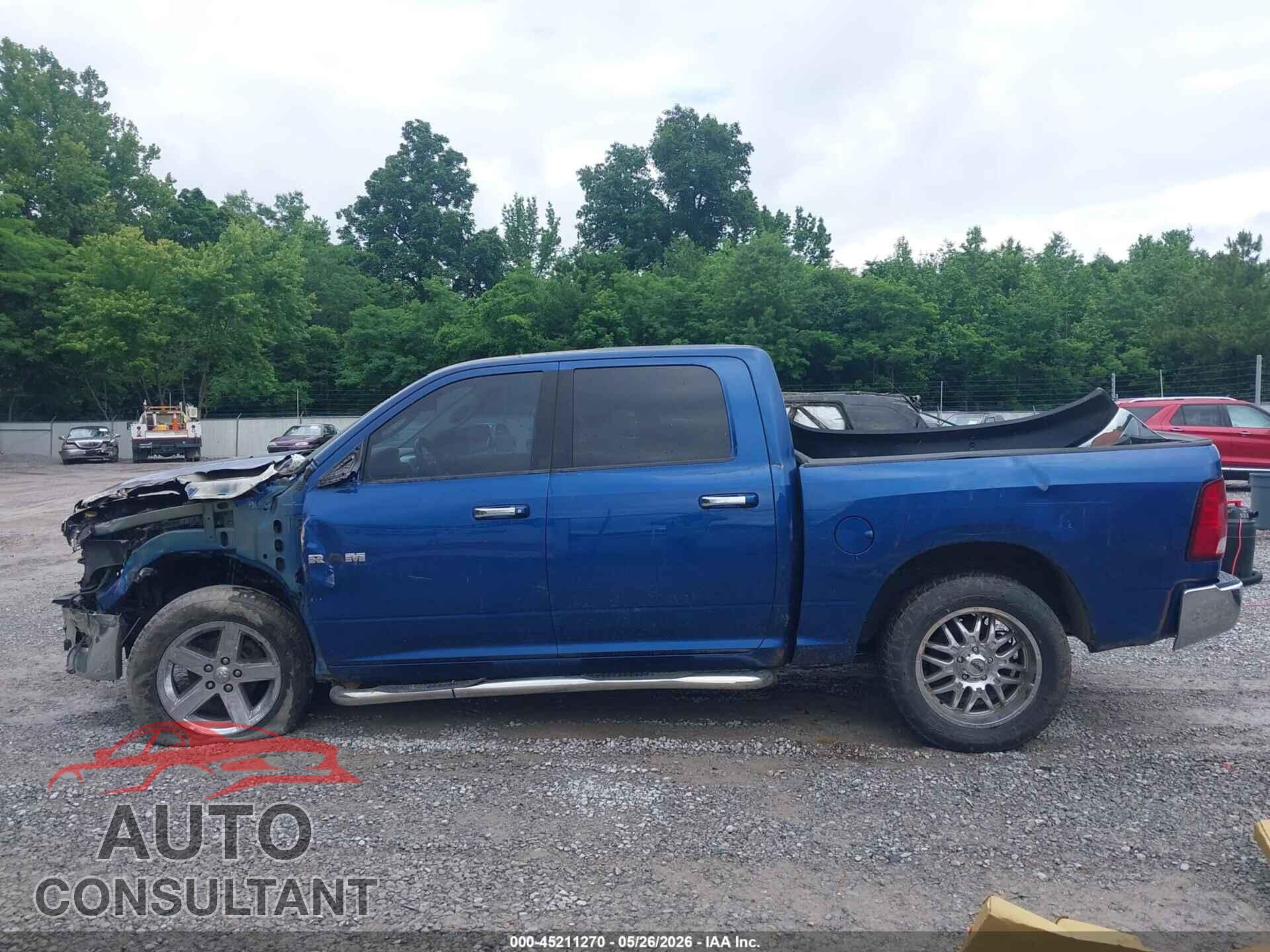 DODGE RAM 1500 2010 - 1D7RB1CT0AS118154