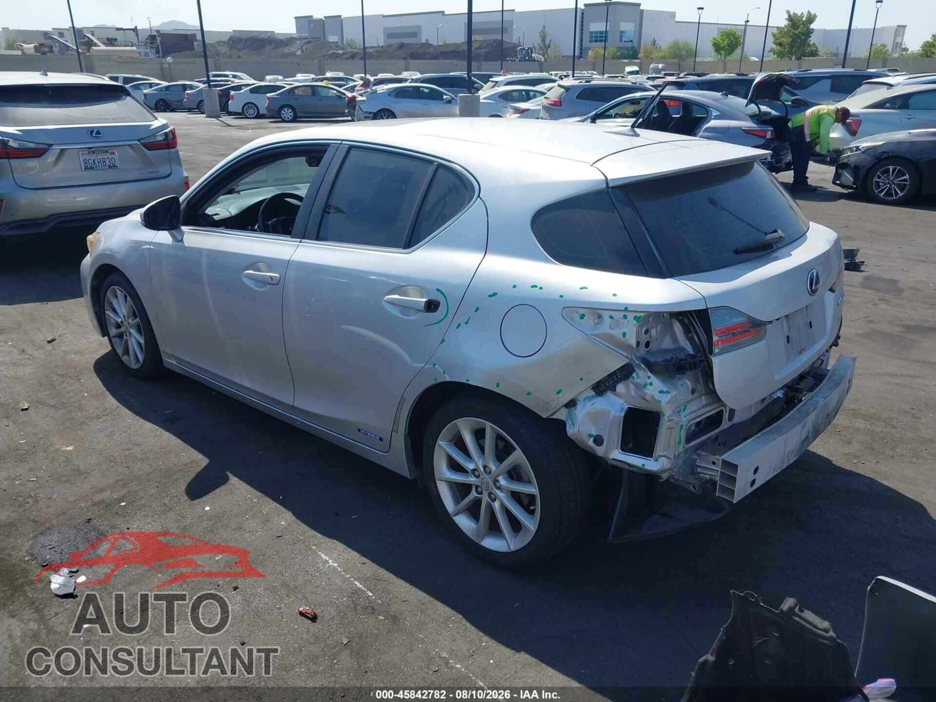 LEXUS CT 200H 2011 - JTHKD5BH0B2038363
