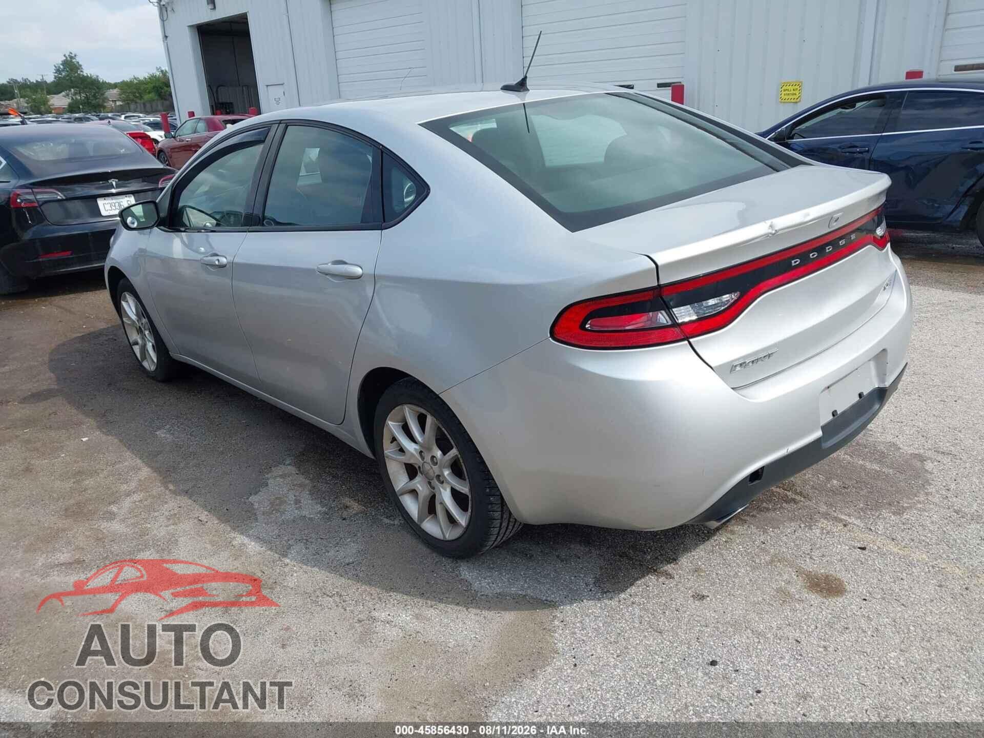DODGE DART 2013 - 1C3CDFBA2DD307523