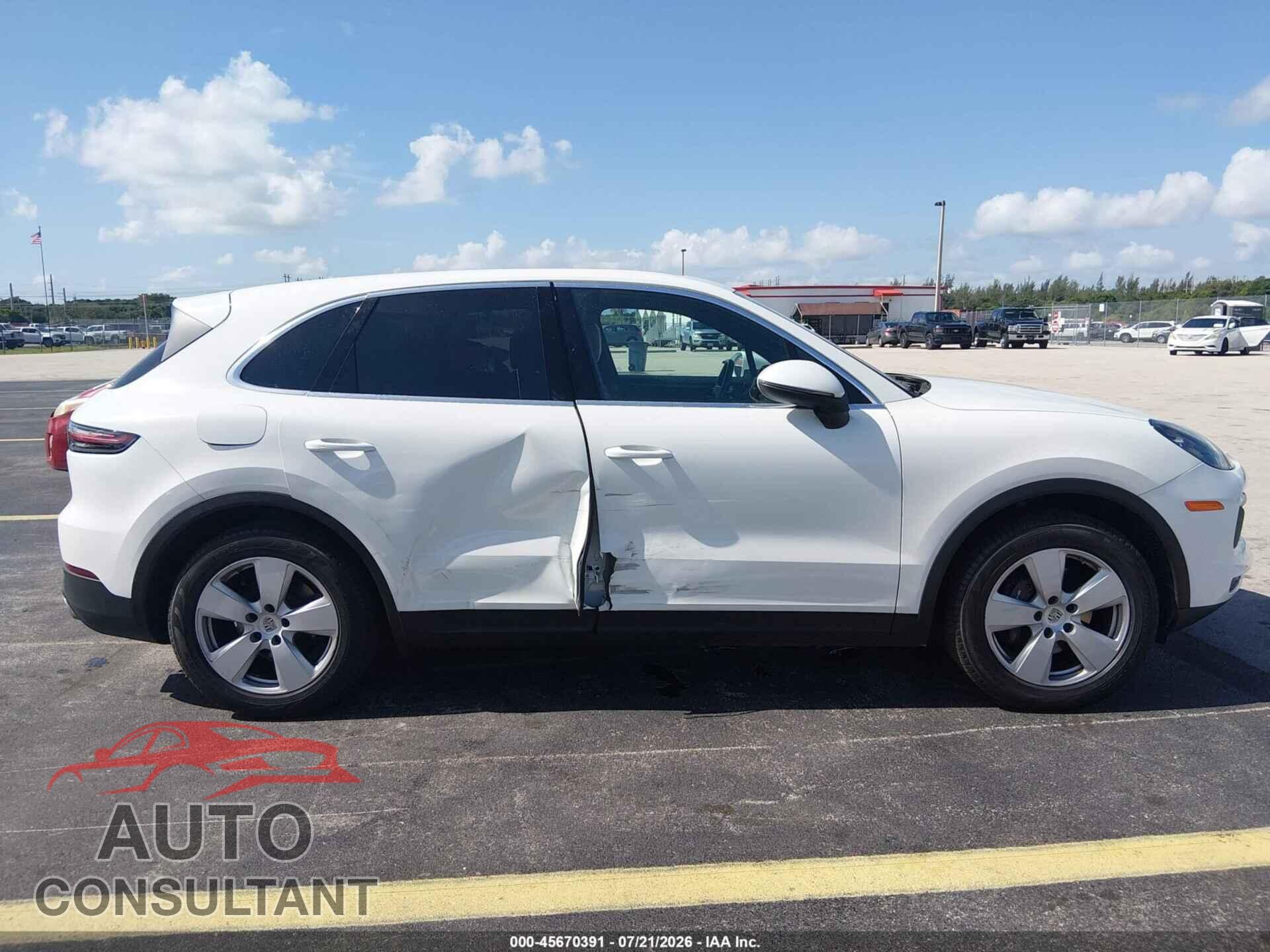 PORSCHE CAYENNE 2019 - WP1AA2AY2KDA05213