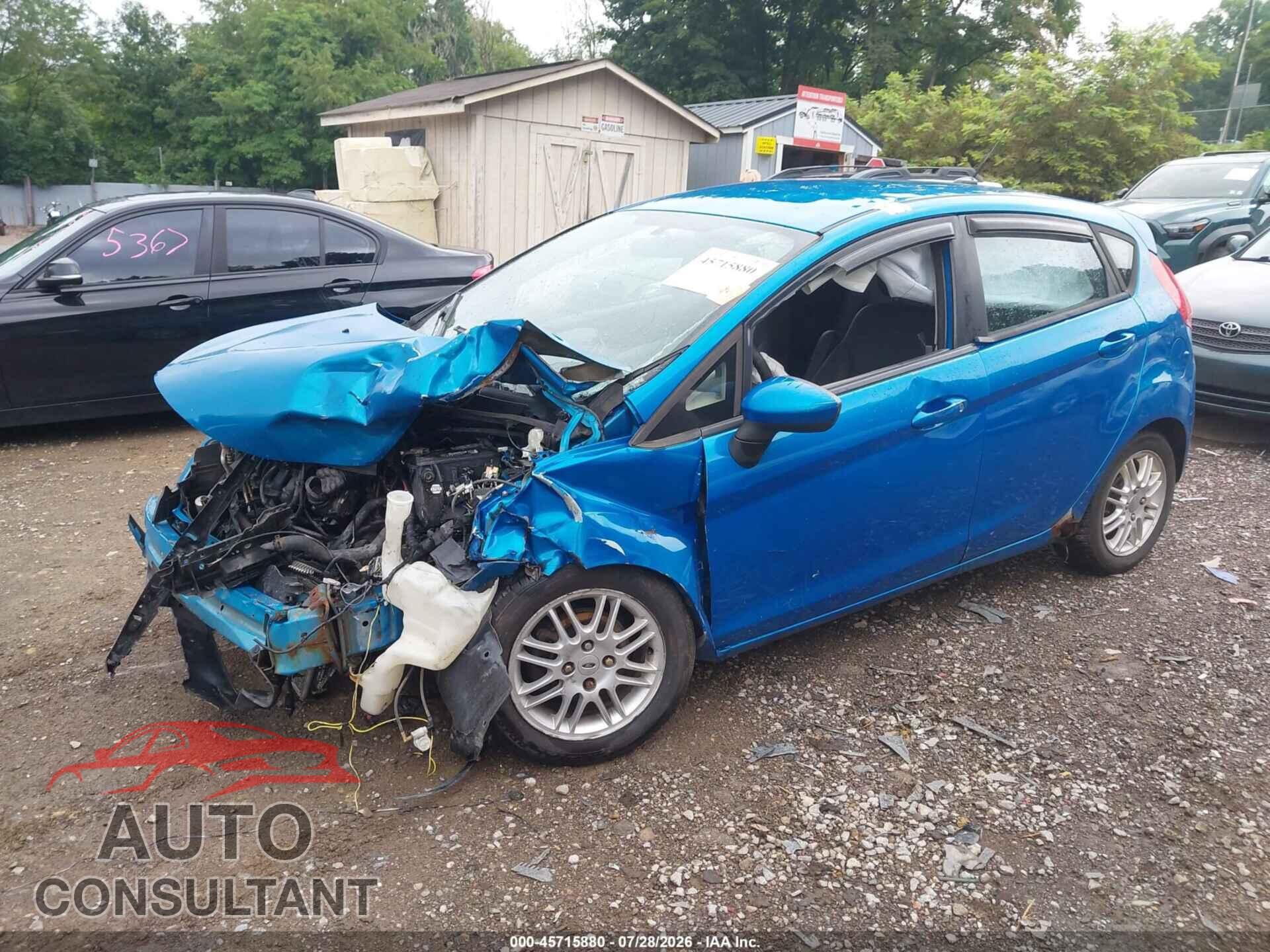 FORD FIESTA 2012 - 3FADP4EJXCM161257