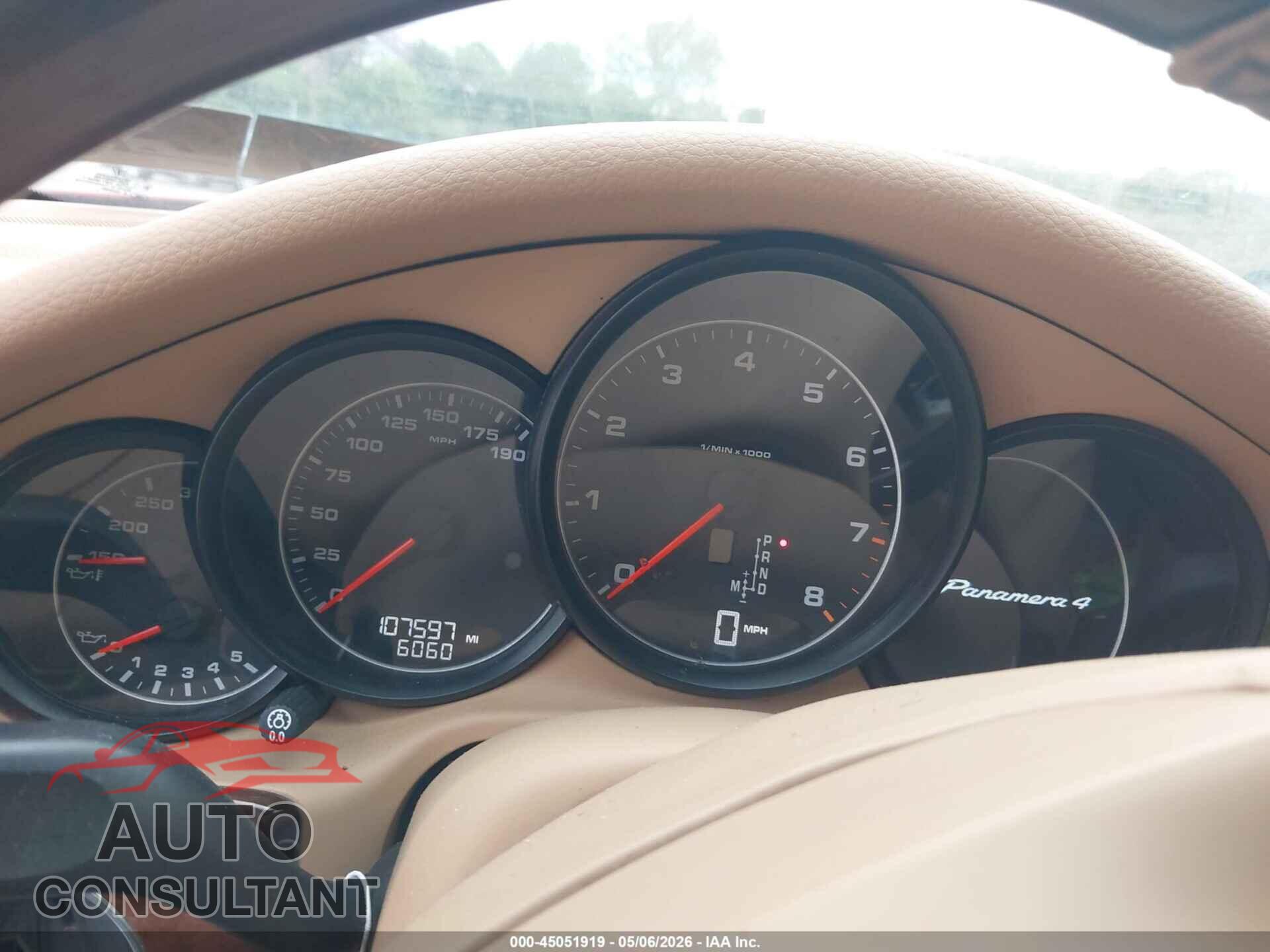 PORSCHE PANAMERA 2012 - WP0AA2A73CL010548
