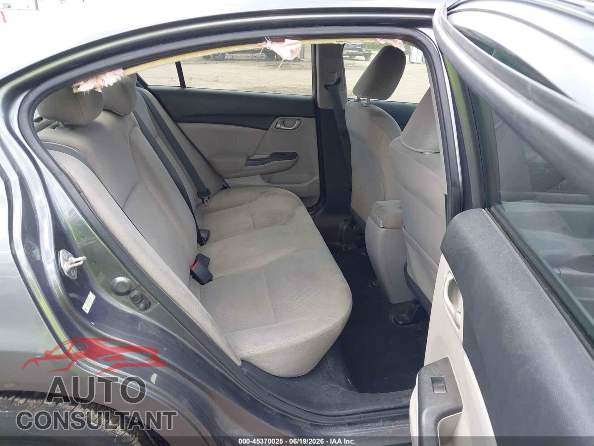 HONDA CIVIC 2013 - 19XFB2F58DE089509