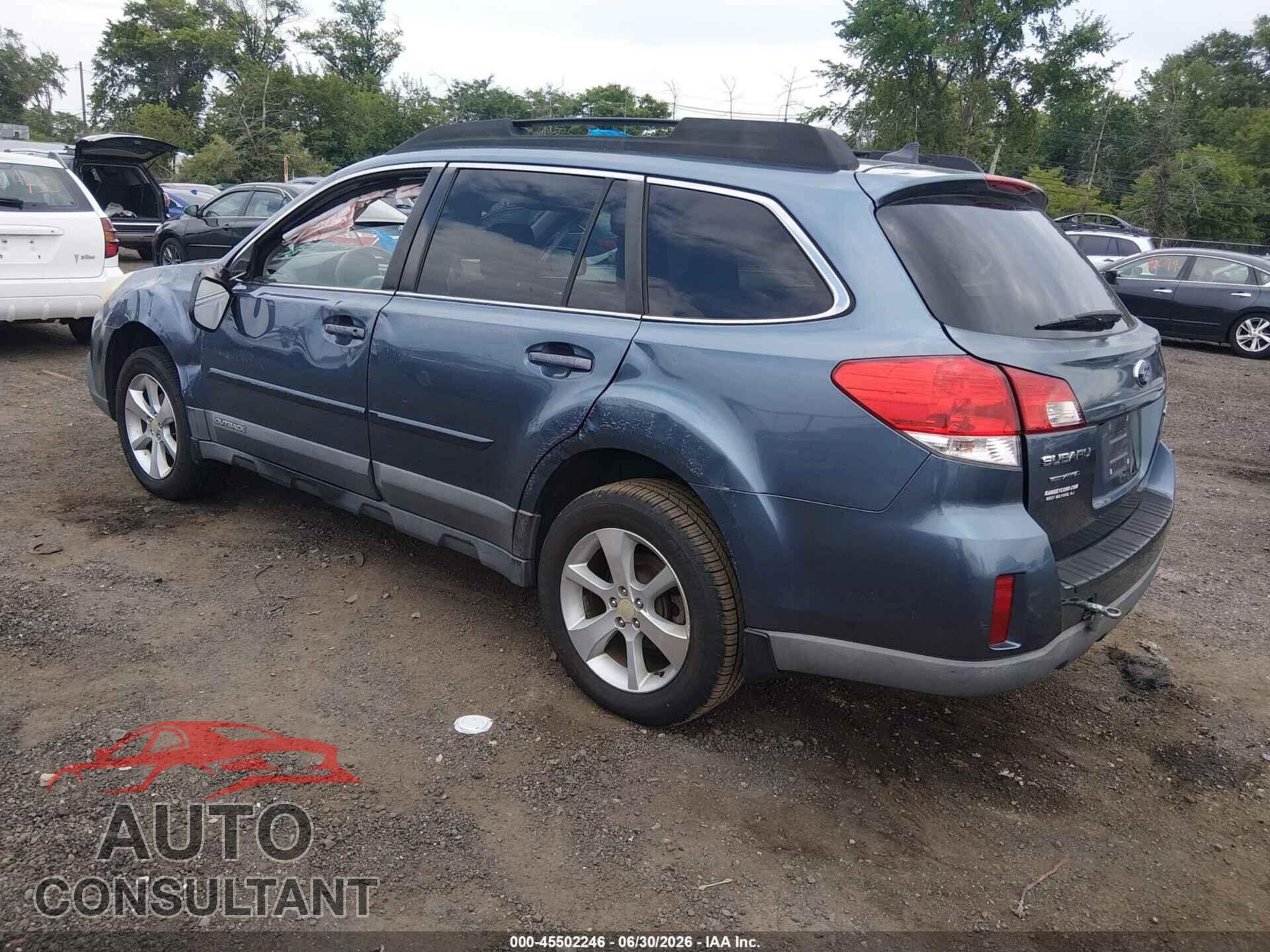 SUBARU OUTBACK 2014 - 4S4BRBLC0E3206694