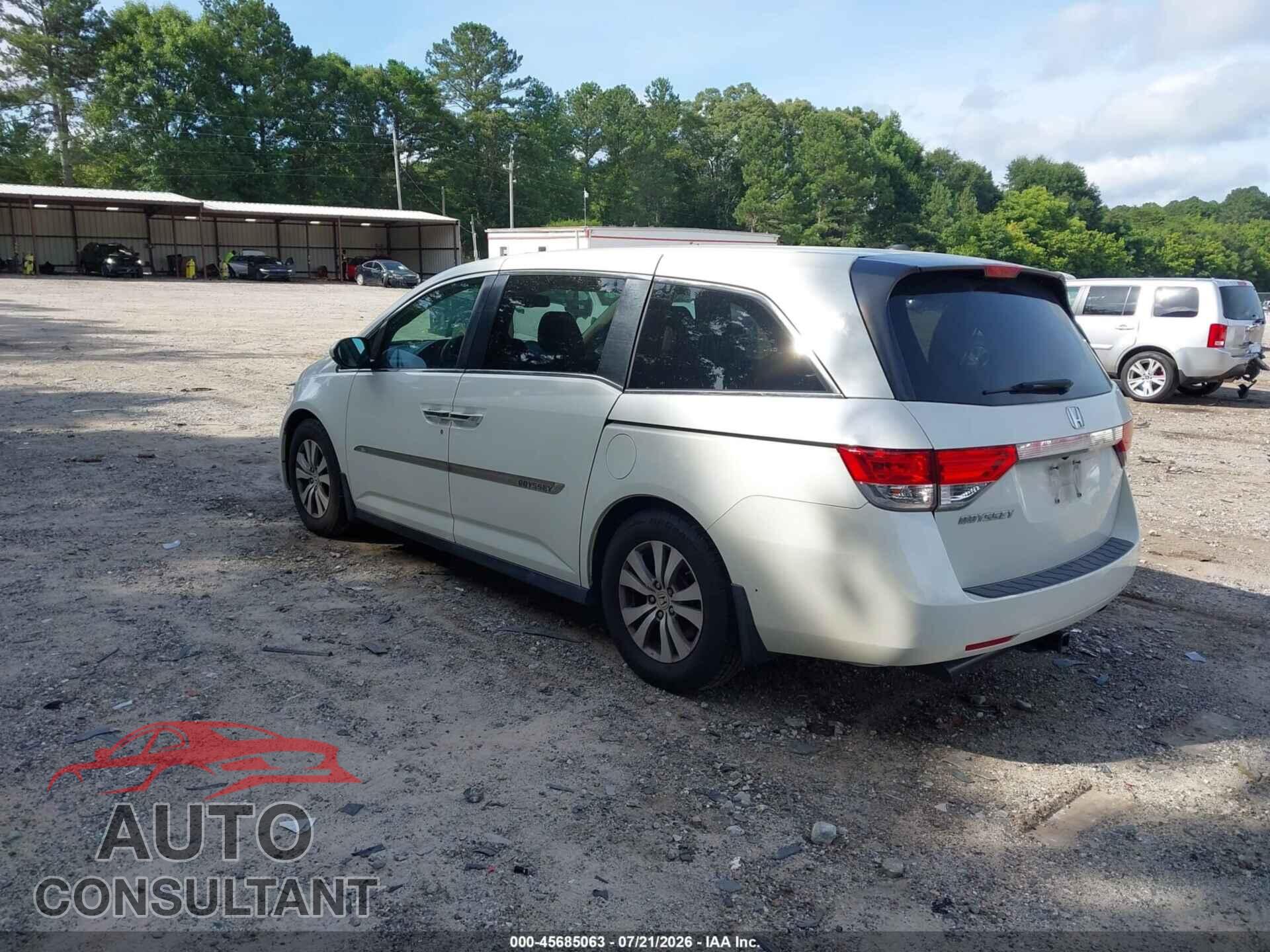 HONDA ODYSSEY 2017 - 5FNRL5H62HB015360