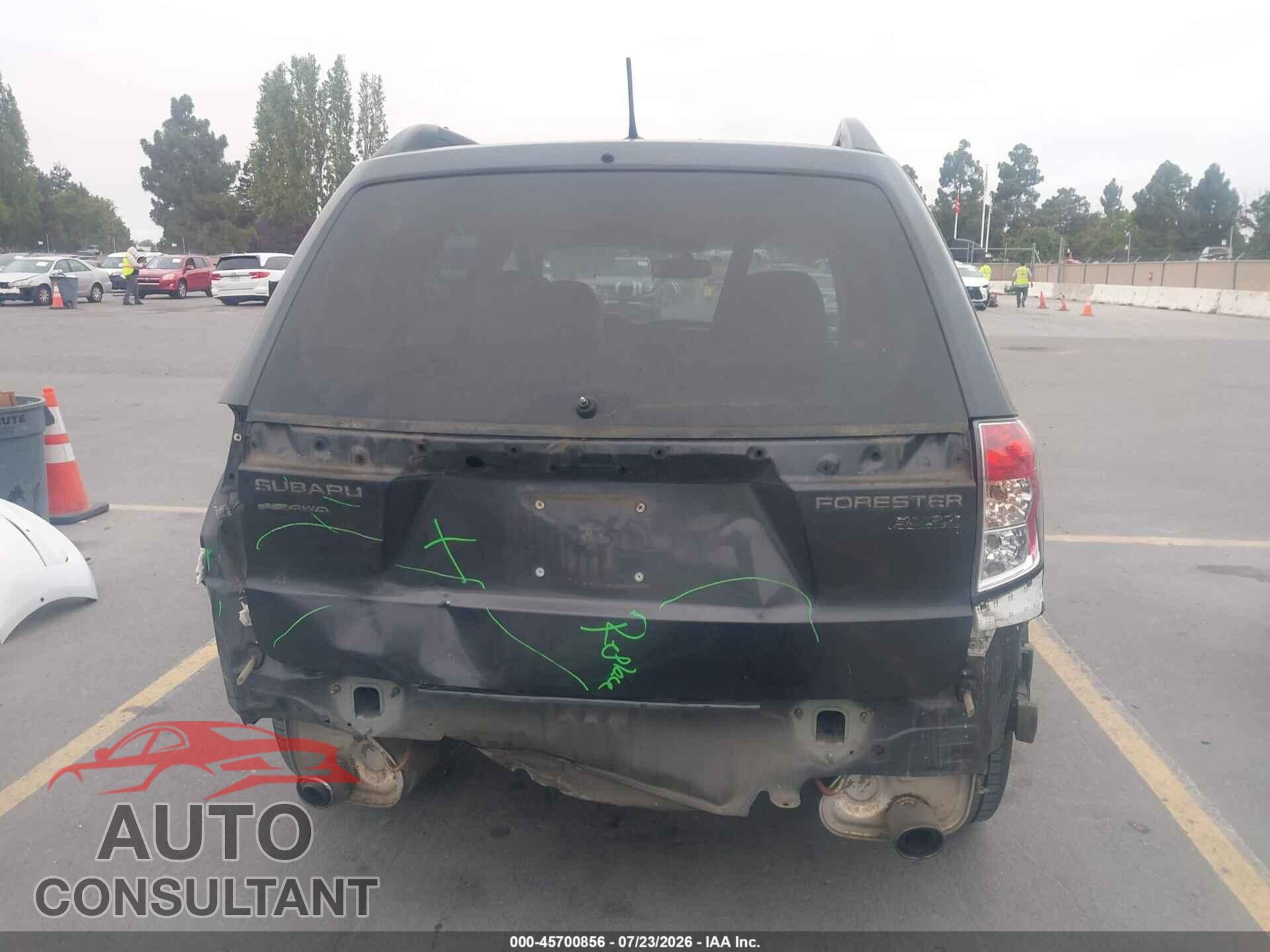 SUBARU FORESTER 2012 - JF2SHAEC4CH462045