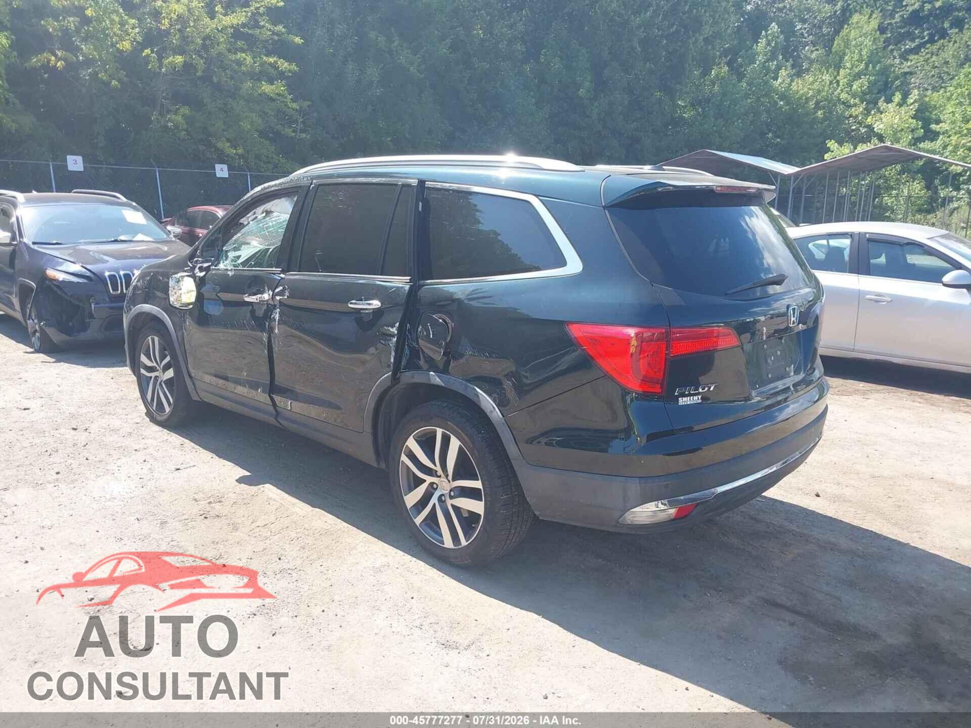 HONDA PILOT 2016 - 5FNYF5H92GB046443