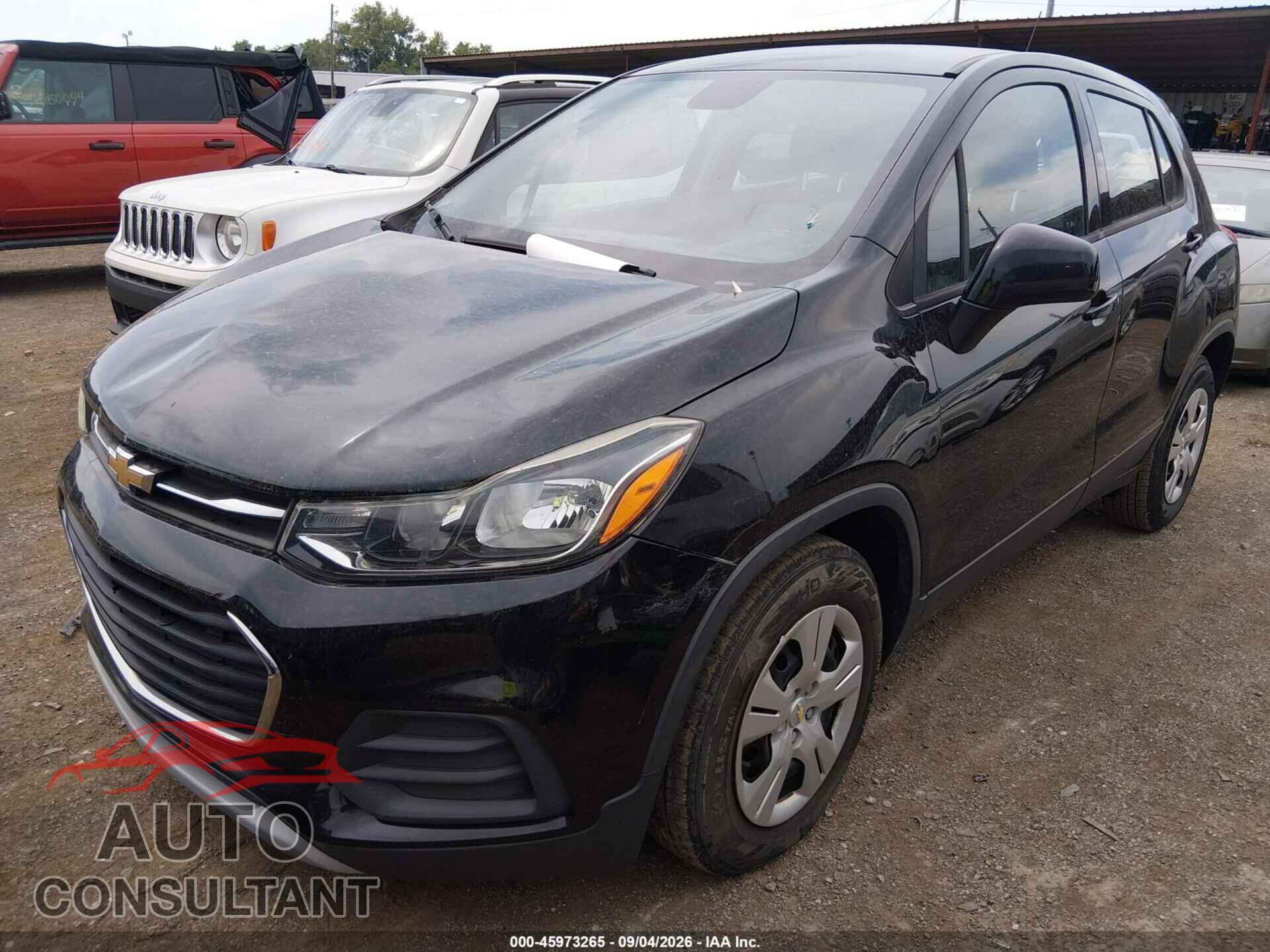 CHEVROLET TRAX 2017 - 3GNCJKSB3HL250245