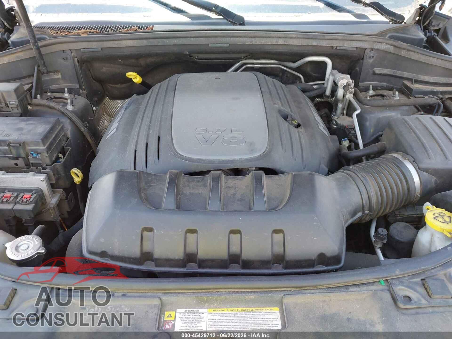 DODGE DURANGO 2012 - 1C4SDJET0CC205018