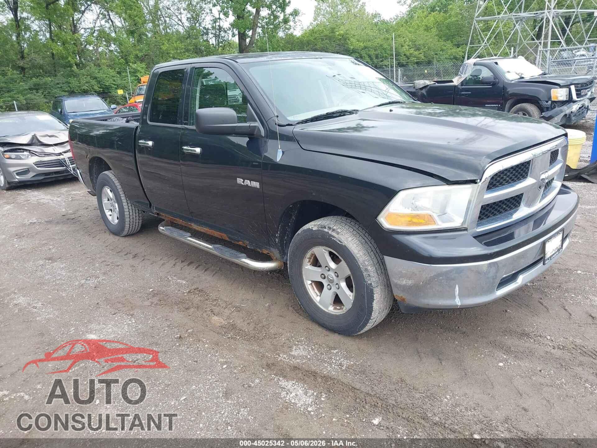 DODGE RAM 1500 2009 - 1D3HV18P99S797160