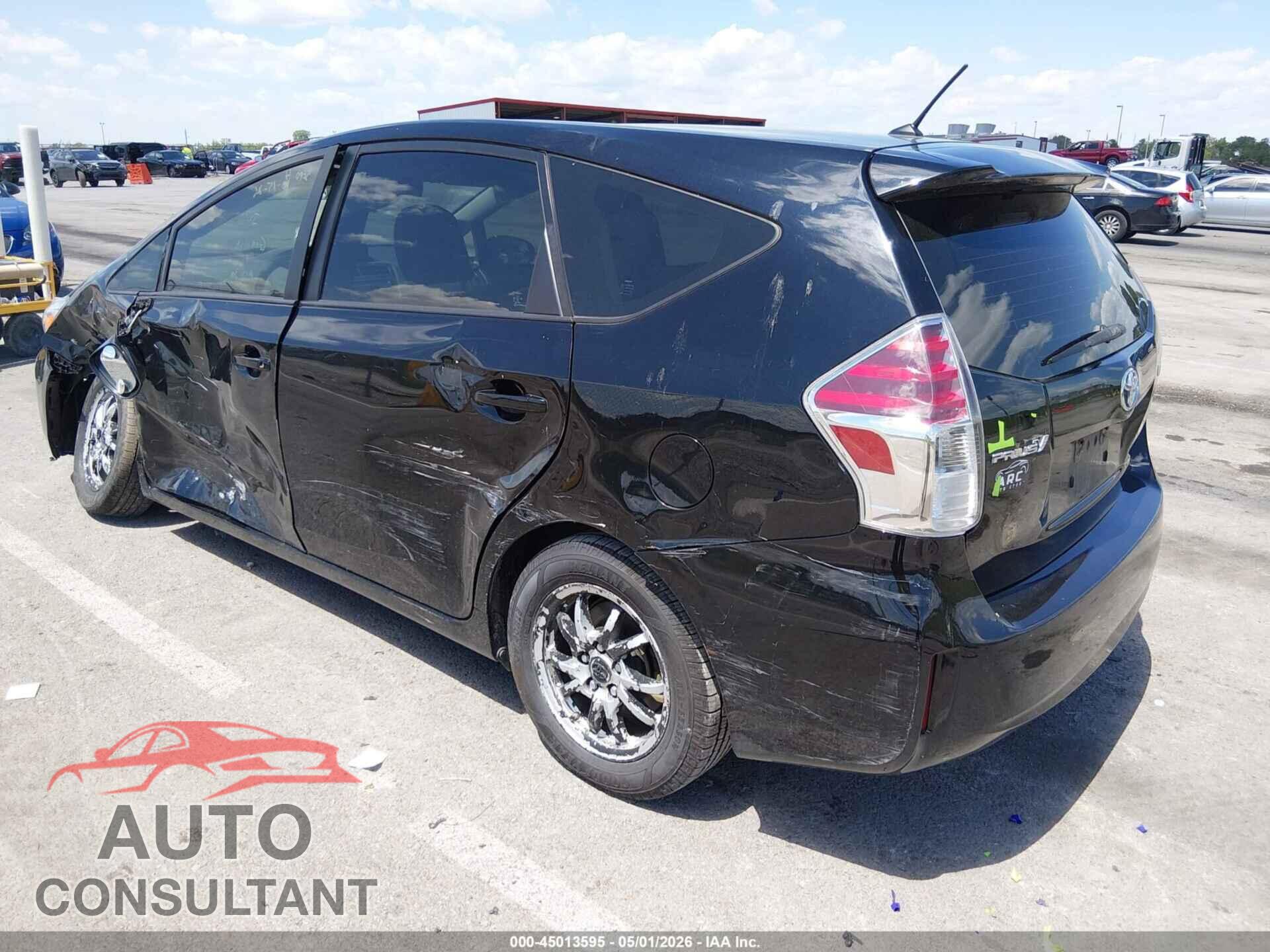 TOYOTA PRIUS V 2015 - JTDZN3EU6FJ024196