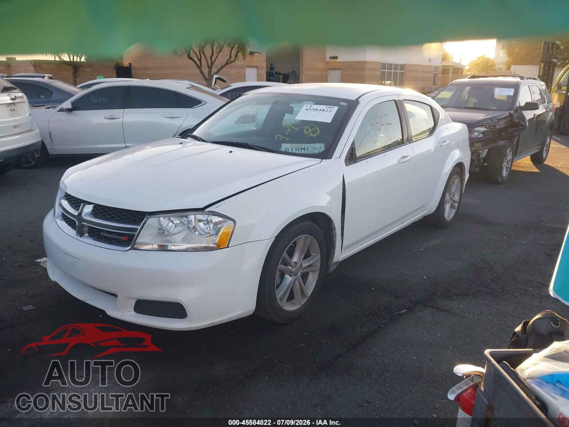 DODGE AVENGER 2013 - 1C3CDZAB0DN729733