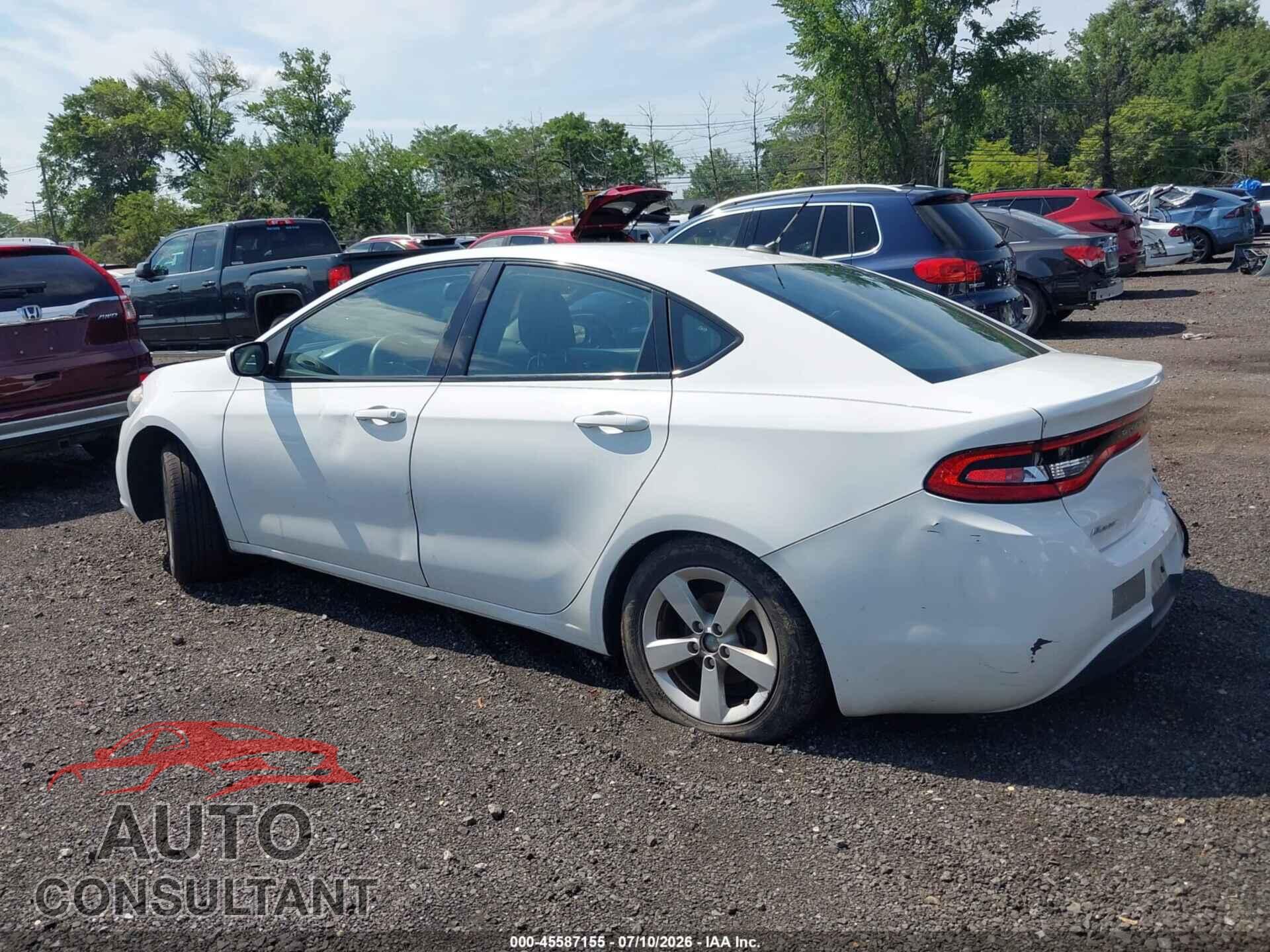DODGE DART 2015 - 1C3CDFBB3FD140925