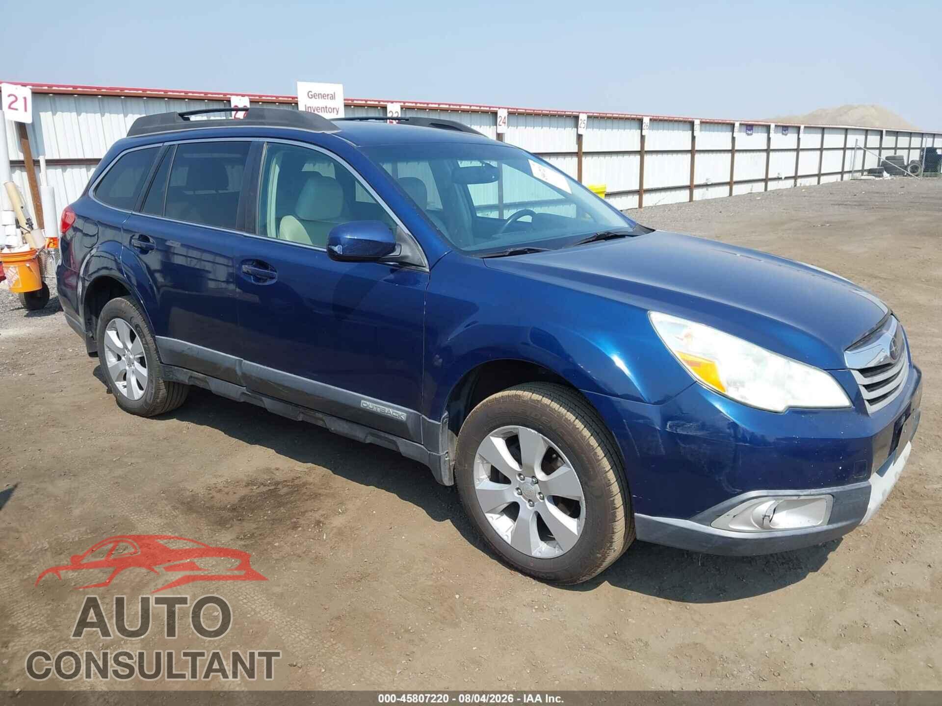 SUBARU OUTBACK 2011 - 4S4BRBKC8B3416327