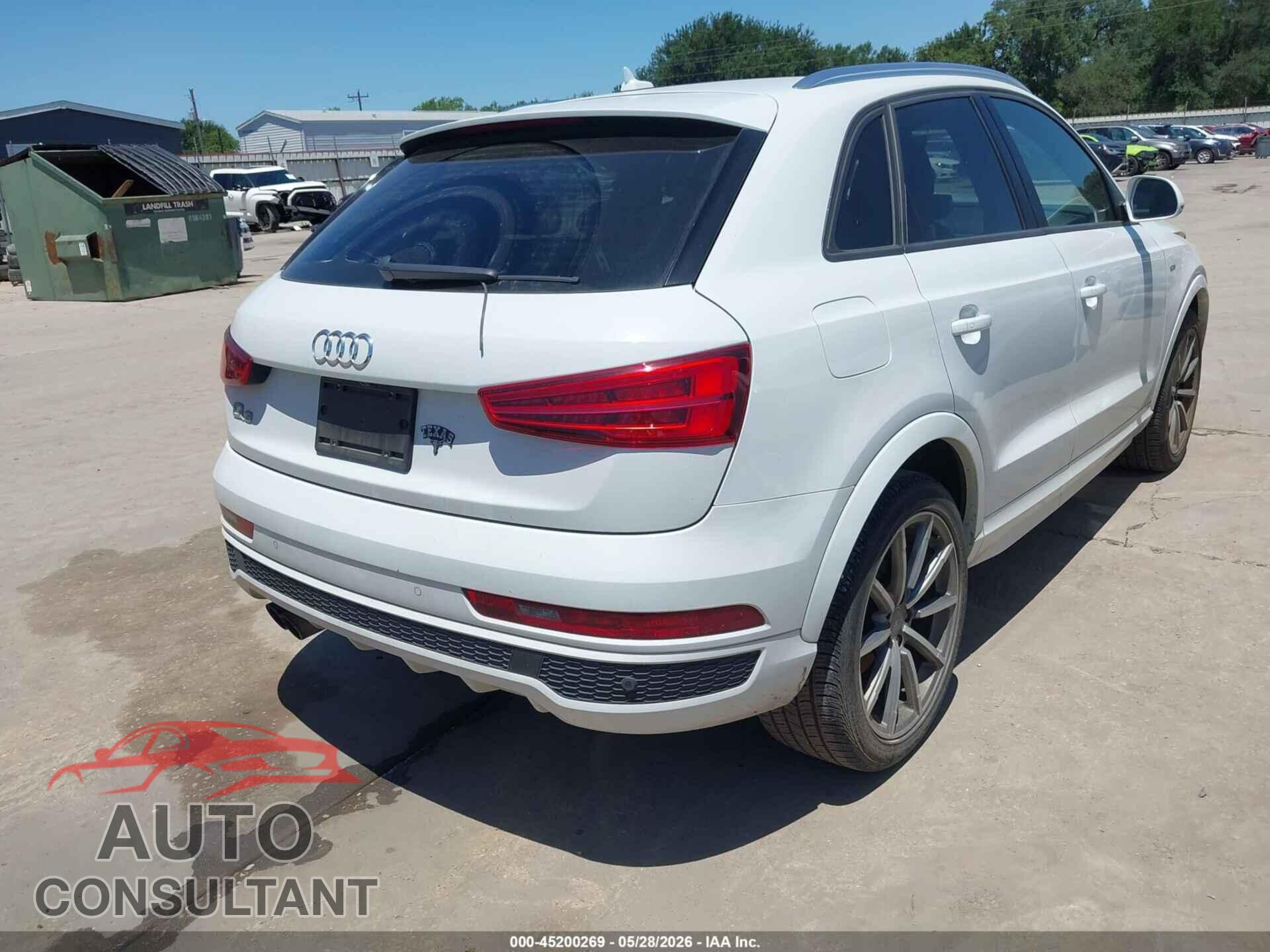 AUDI Q3 2018 - WA1BCCFS8JR016643