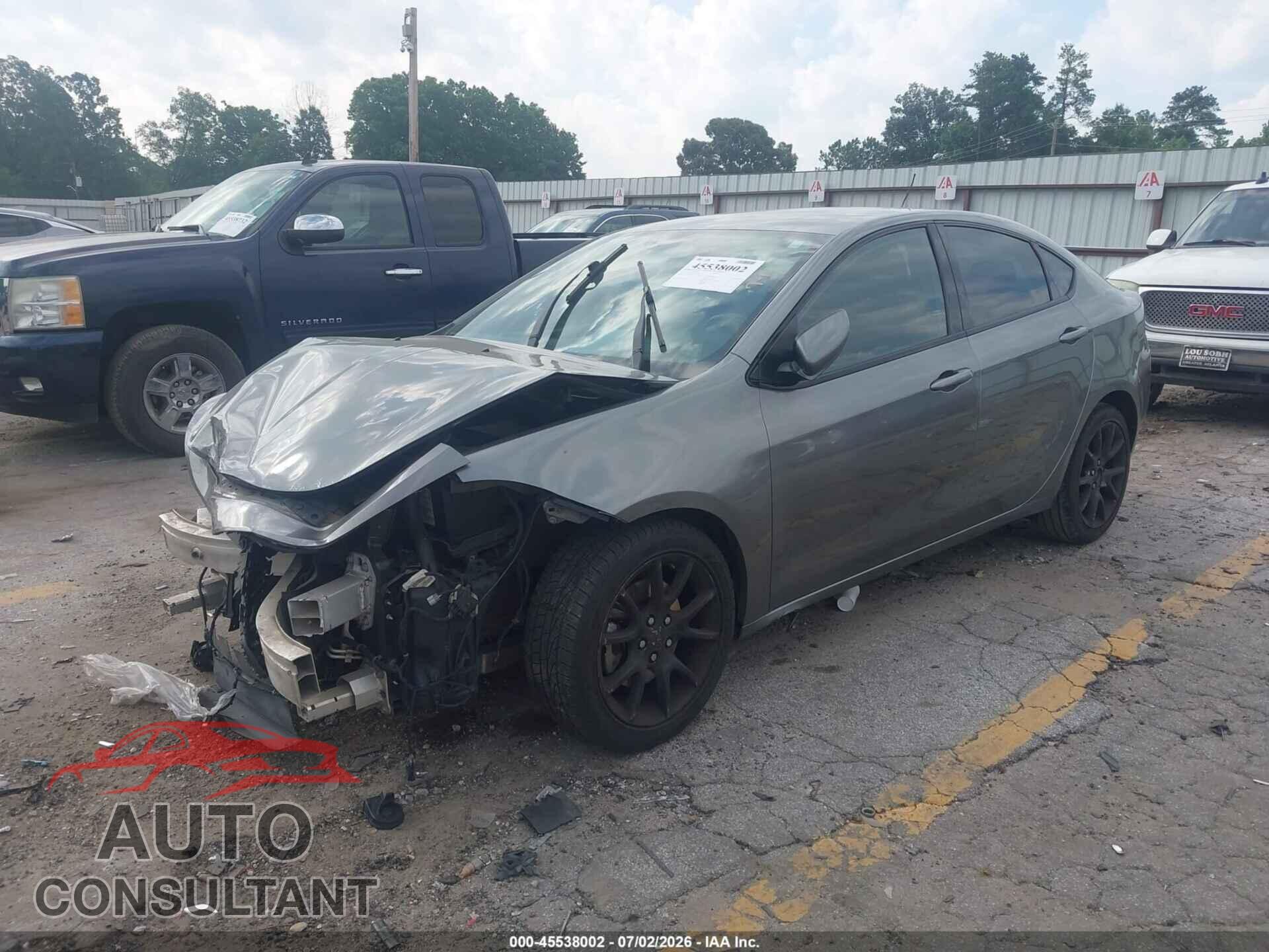 DODGE DART 2013 - 1C3CDFBA2DD122954