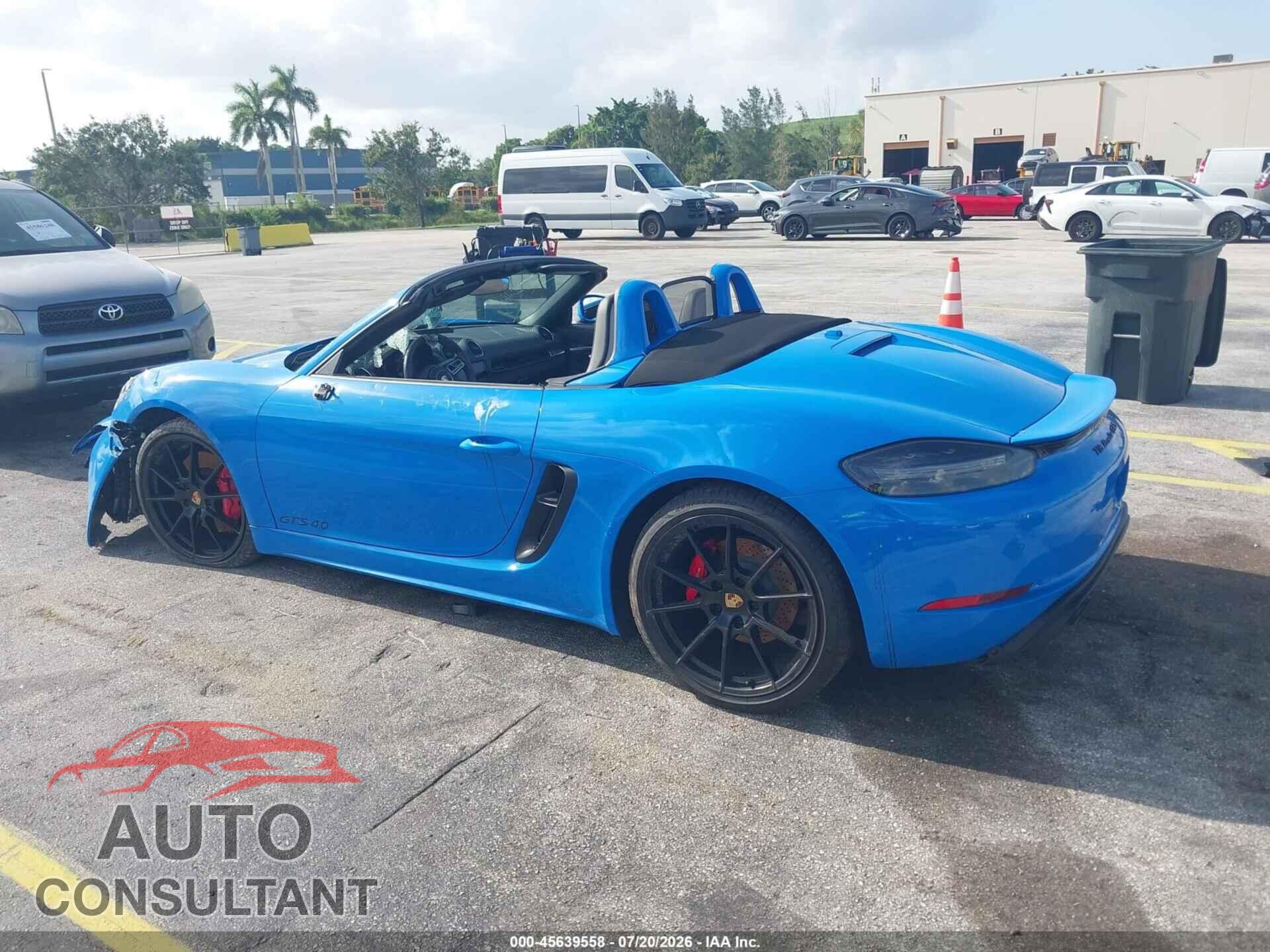 PORSCHE 718 BOXSTER 2023 - WP0CD2A84PS216370