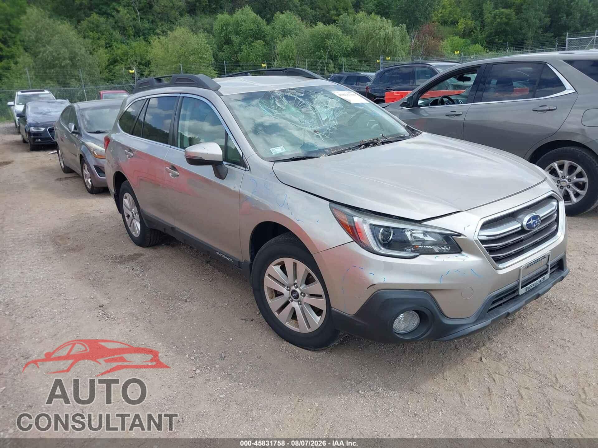 SUBARU OUTBACK 2019 - 4S4BSAFC2K3381907