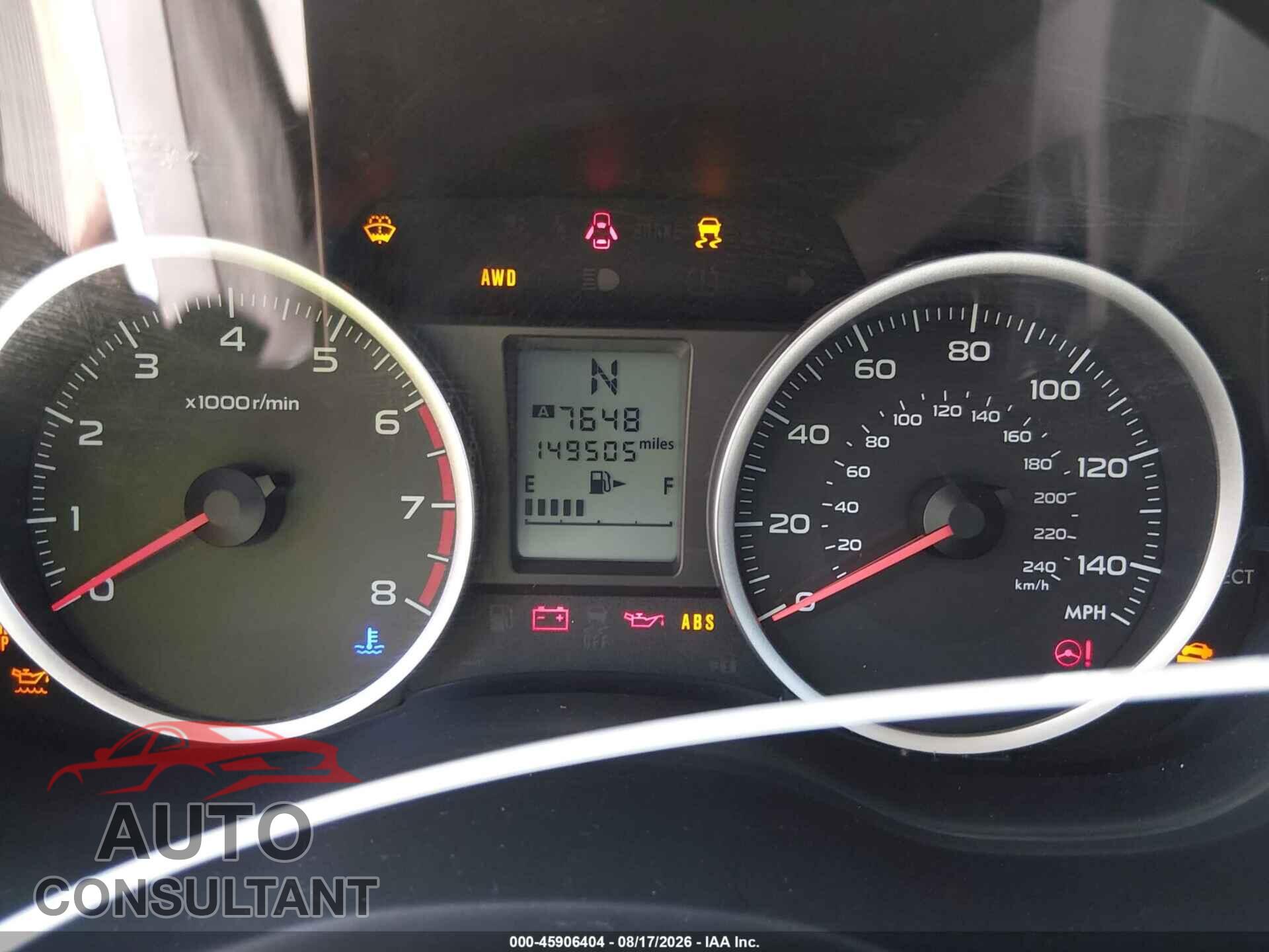 SUBARU FORESTER 2014 - JF2SJAEC8EH463223