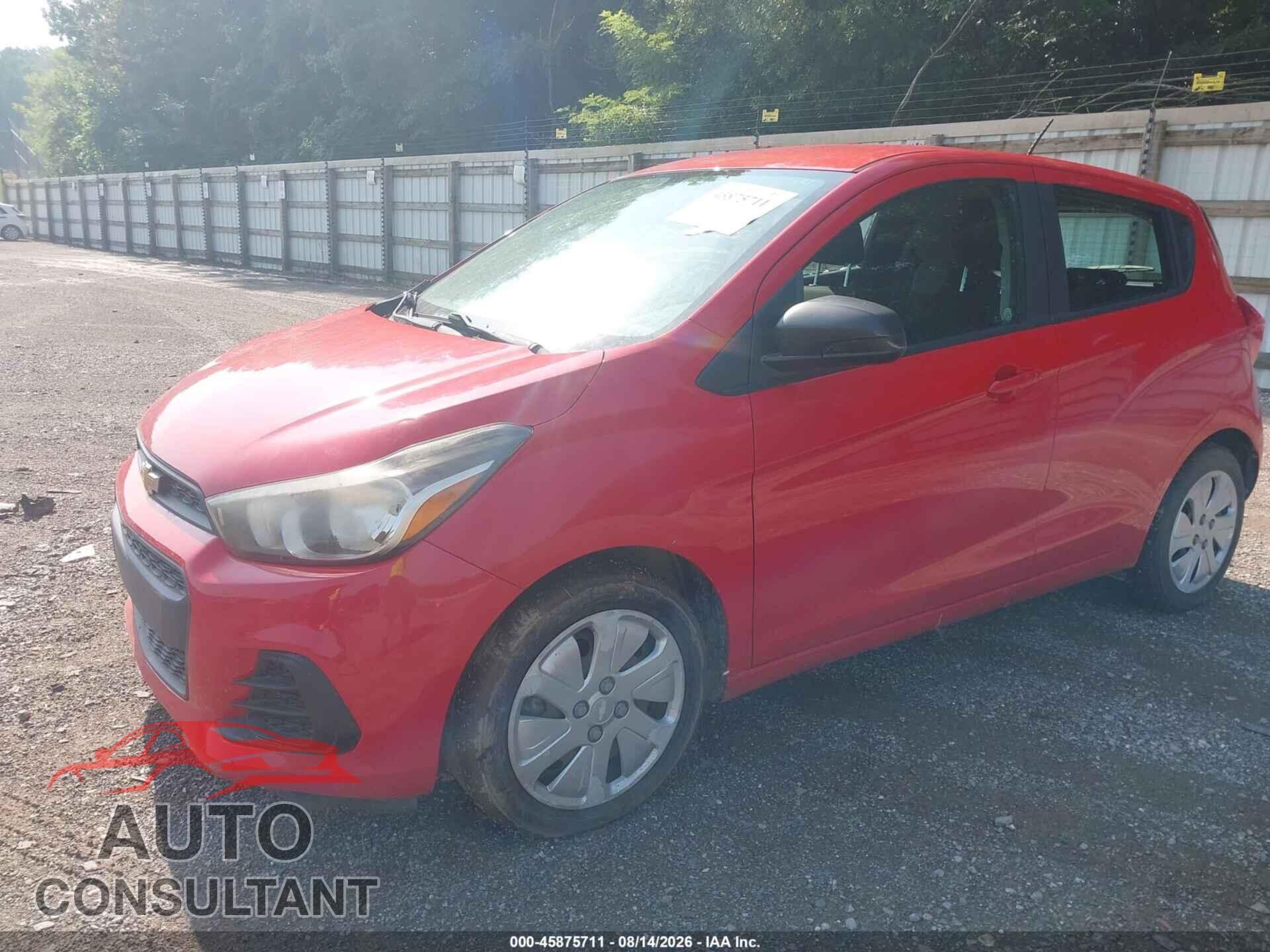 CHEVROLET SPARK 2017 - KL8CB6SA4HC758698