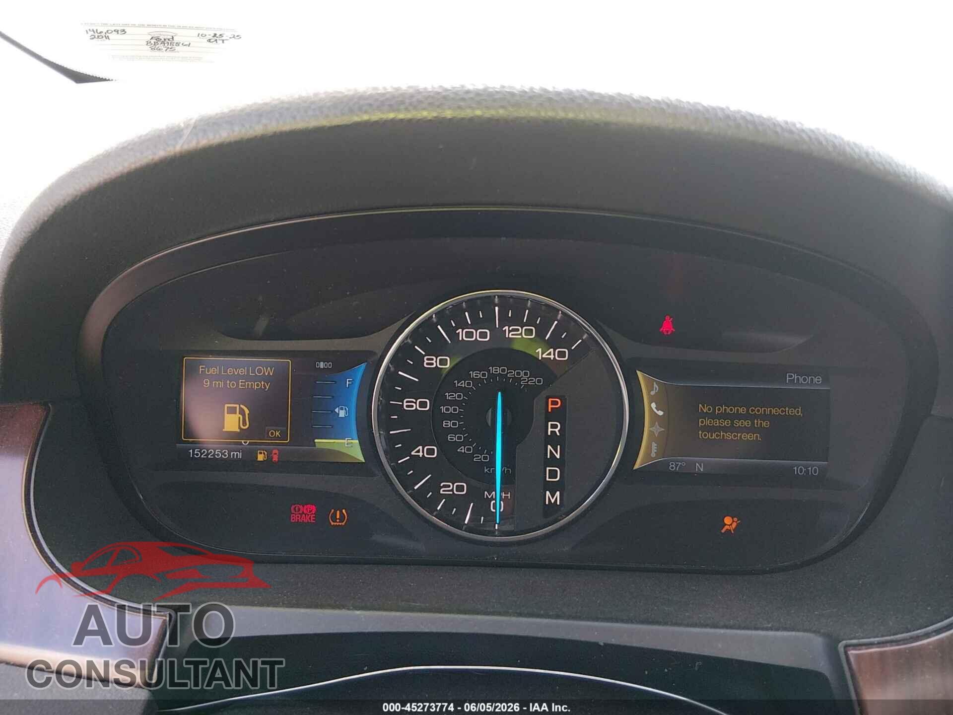 FORD EDGE 2011 - 2FMDK4KC9BBA18861