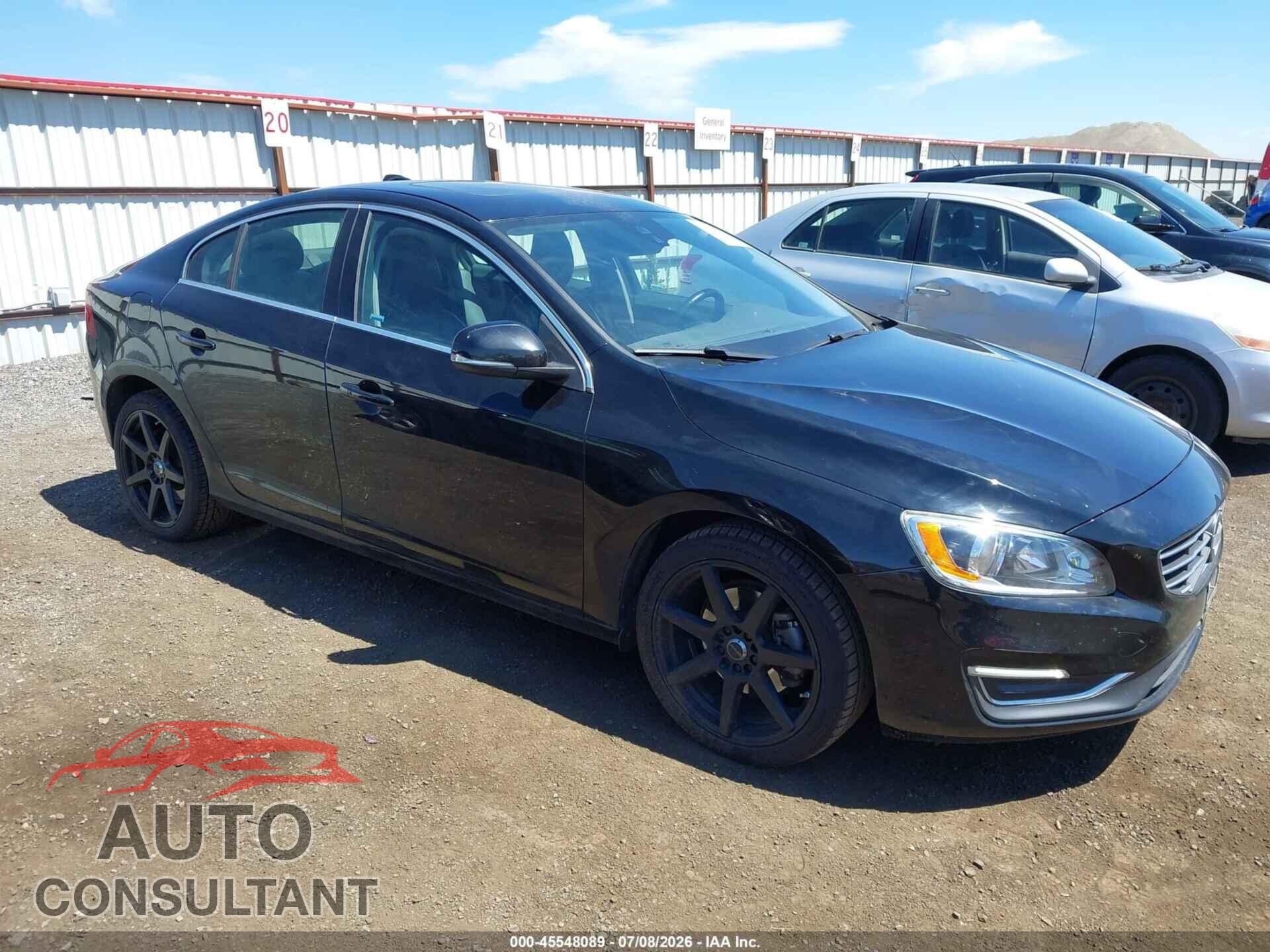 VOLVO S60 2015 - YV126MFB8F2314171