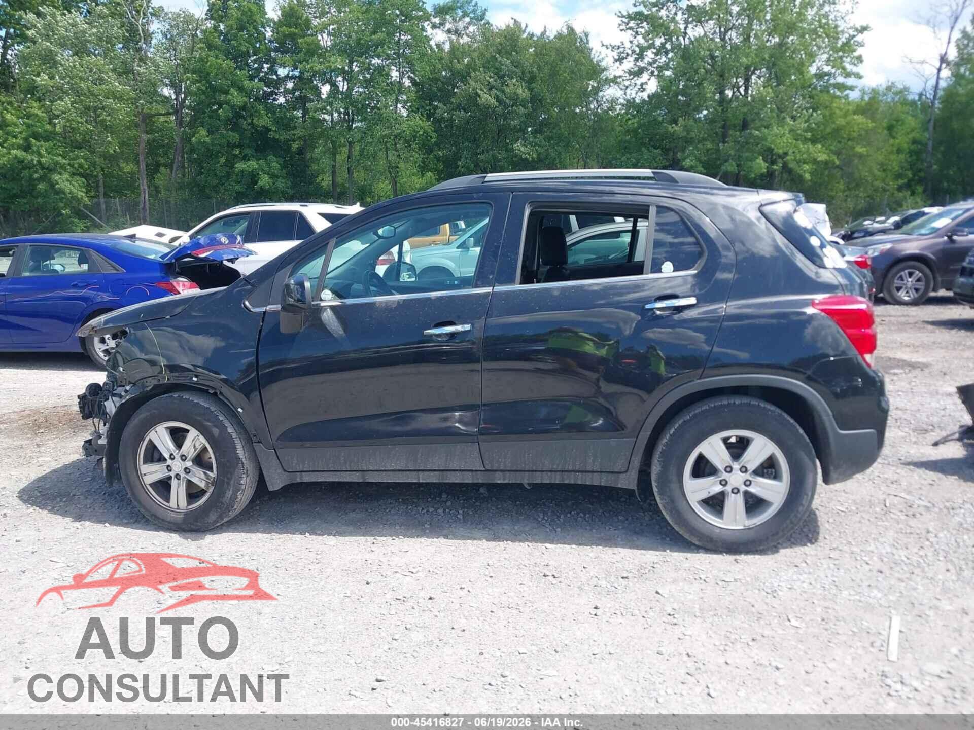 CHEVROLET TRAX 2019 - 3GNCJLSB3KL245740