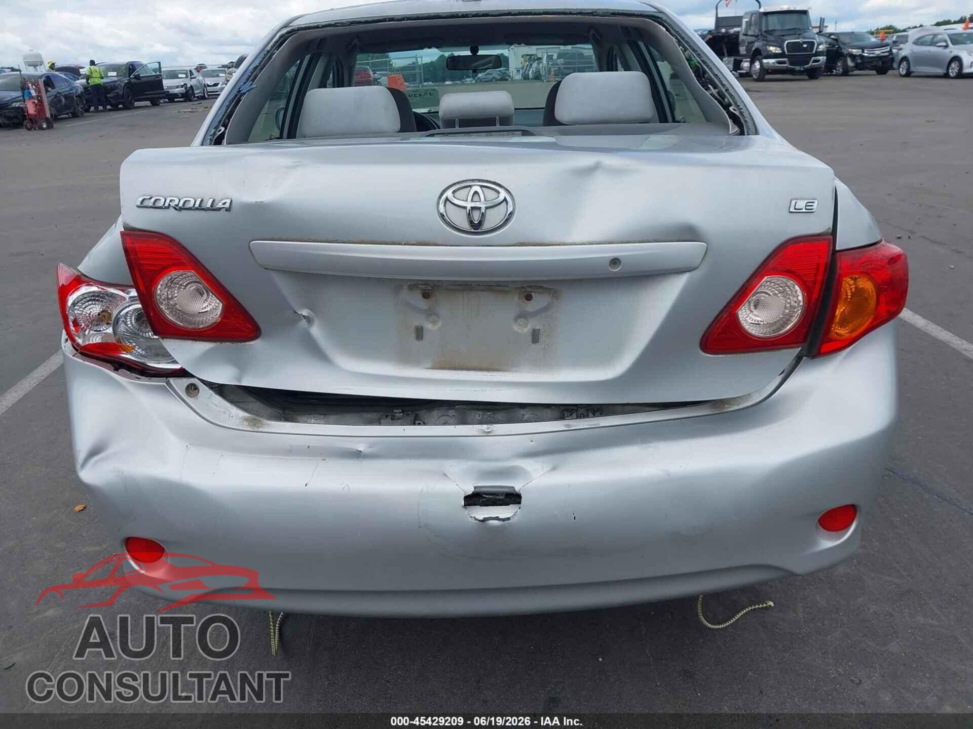 TOYOTA COROLLA 2009 - JTDBL40E699056553