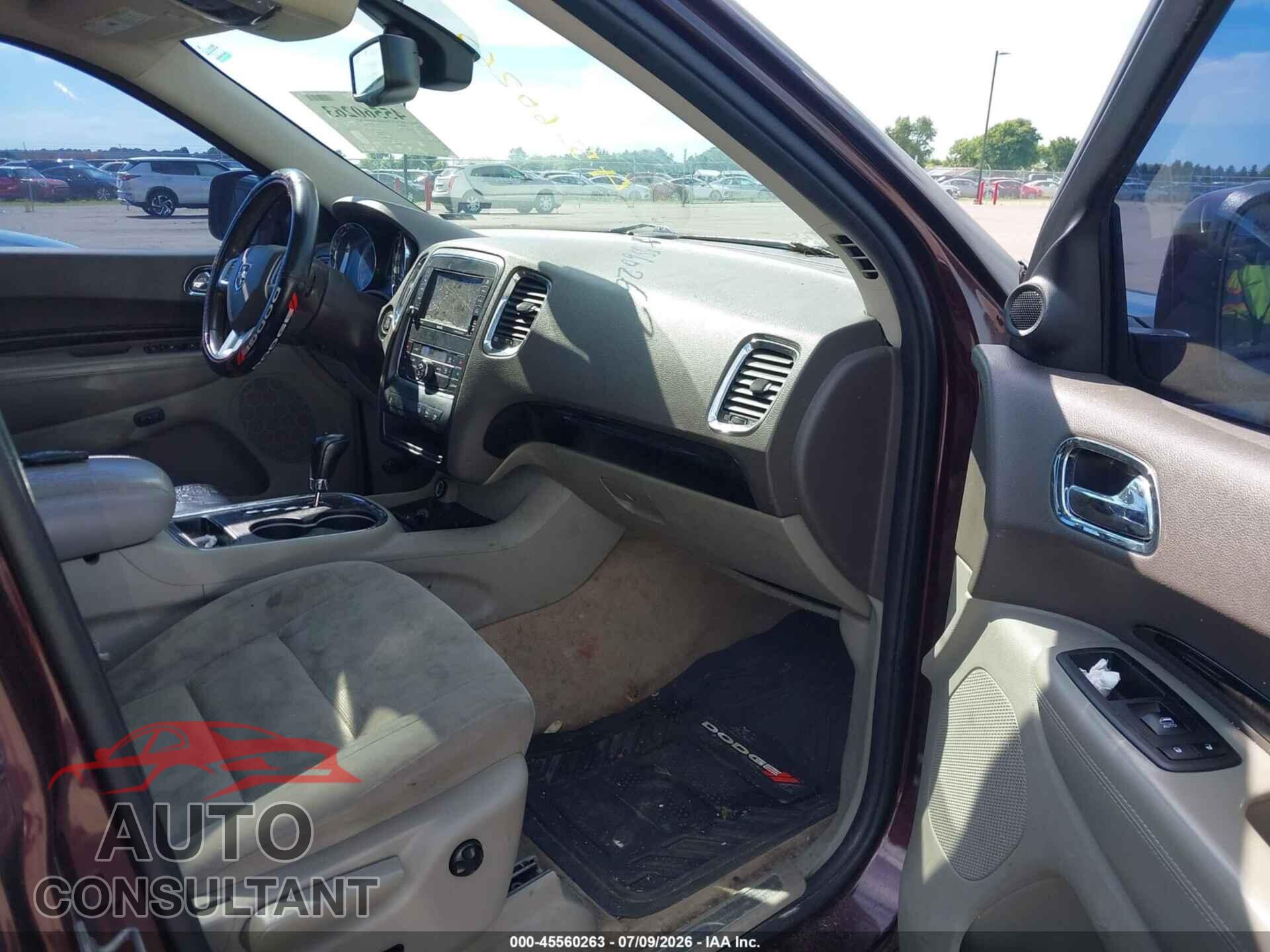 DODGE DURANGO 2012 - 1C4RDJDG6CC144647