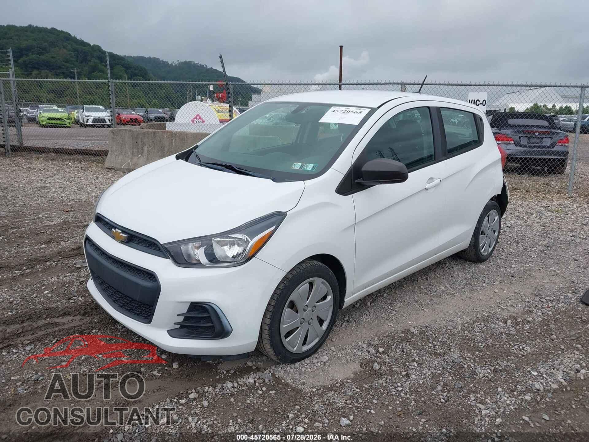 CHEVROLET SPARK 2017 - KL8CB6SA2HC789237
