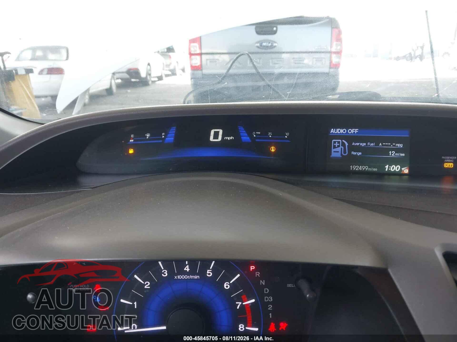 HONDA CIVIC 2012 - 19XFB2F55CE057261