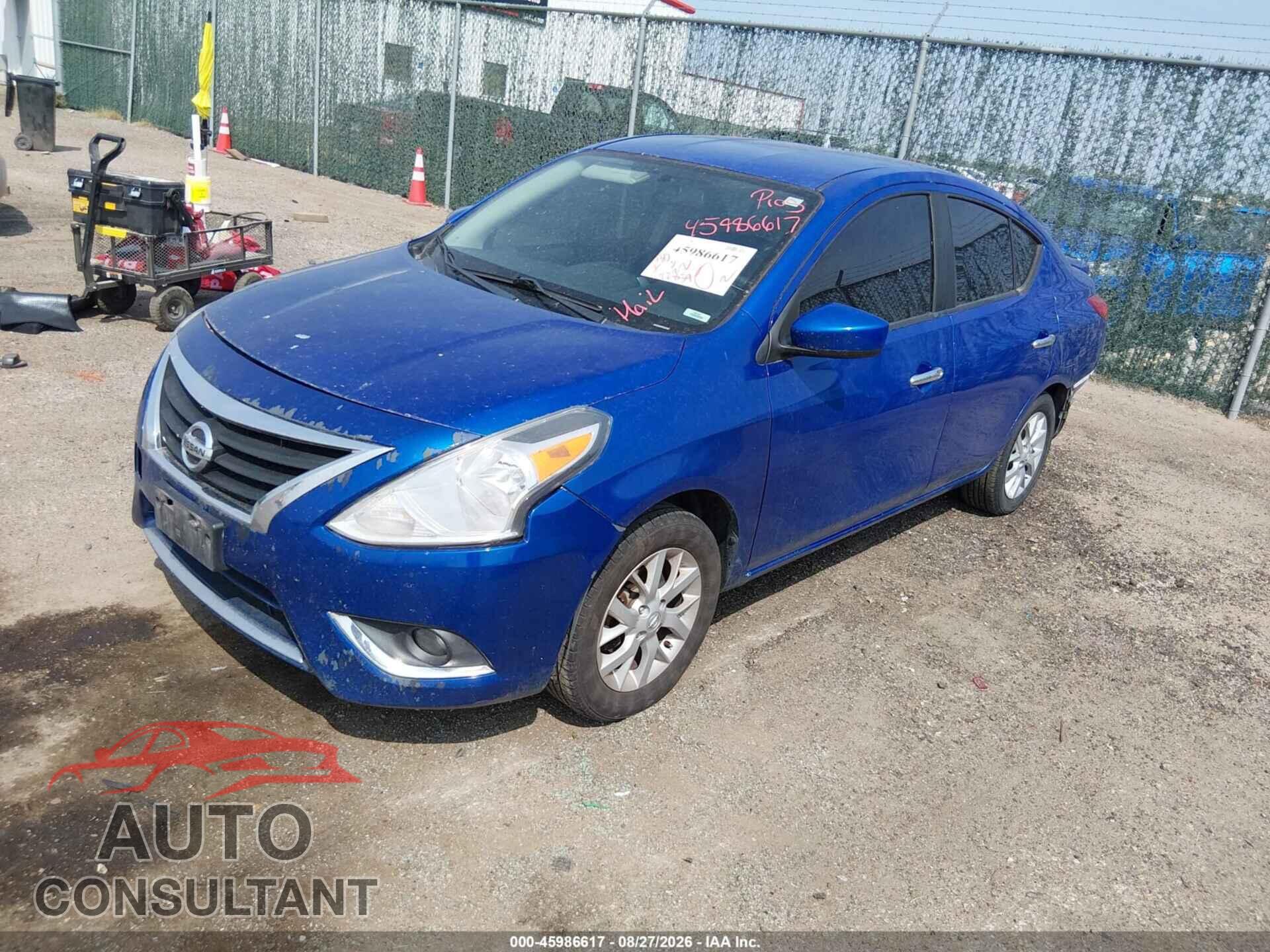 NISSAN VERSA 2017 - 3N1CN7AP3HL827687