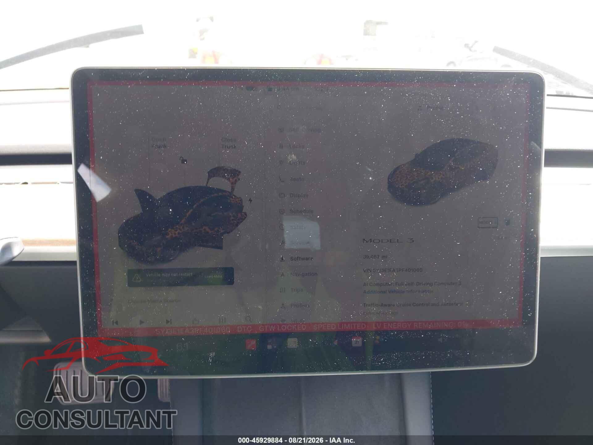 TESLA MODEL 3 2023 - 5YJ3E1EA3PF401060