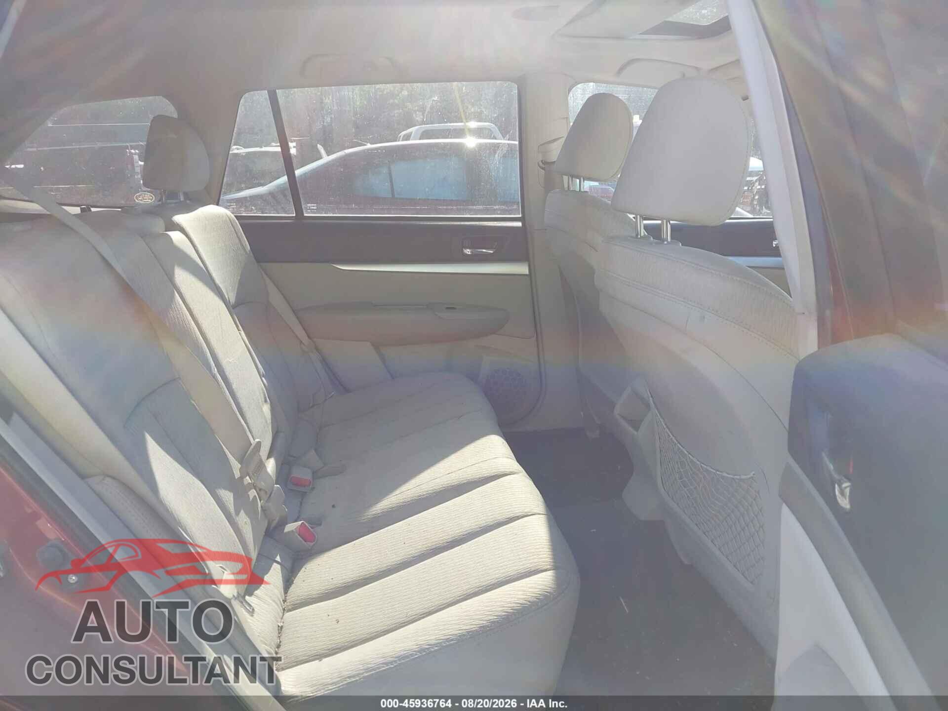 SUBARU OUTBACK 2011 - 4S4BRBGC4B1446820