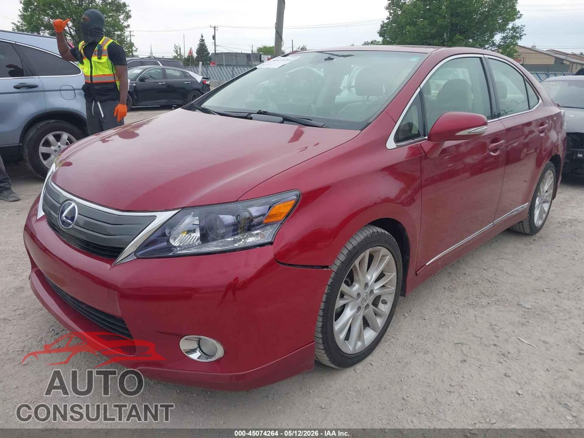 LEXUS HS 250H 2010 - JTHBB1BA5A2037385