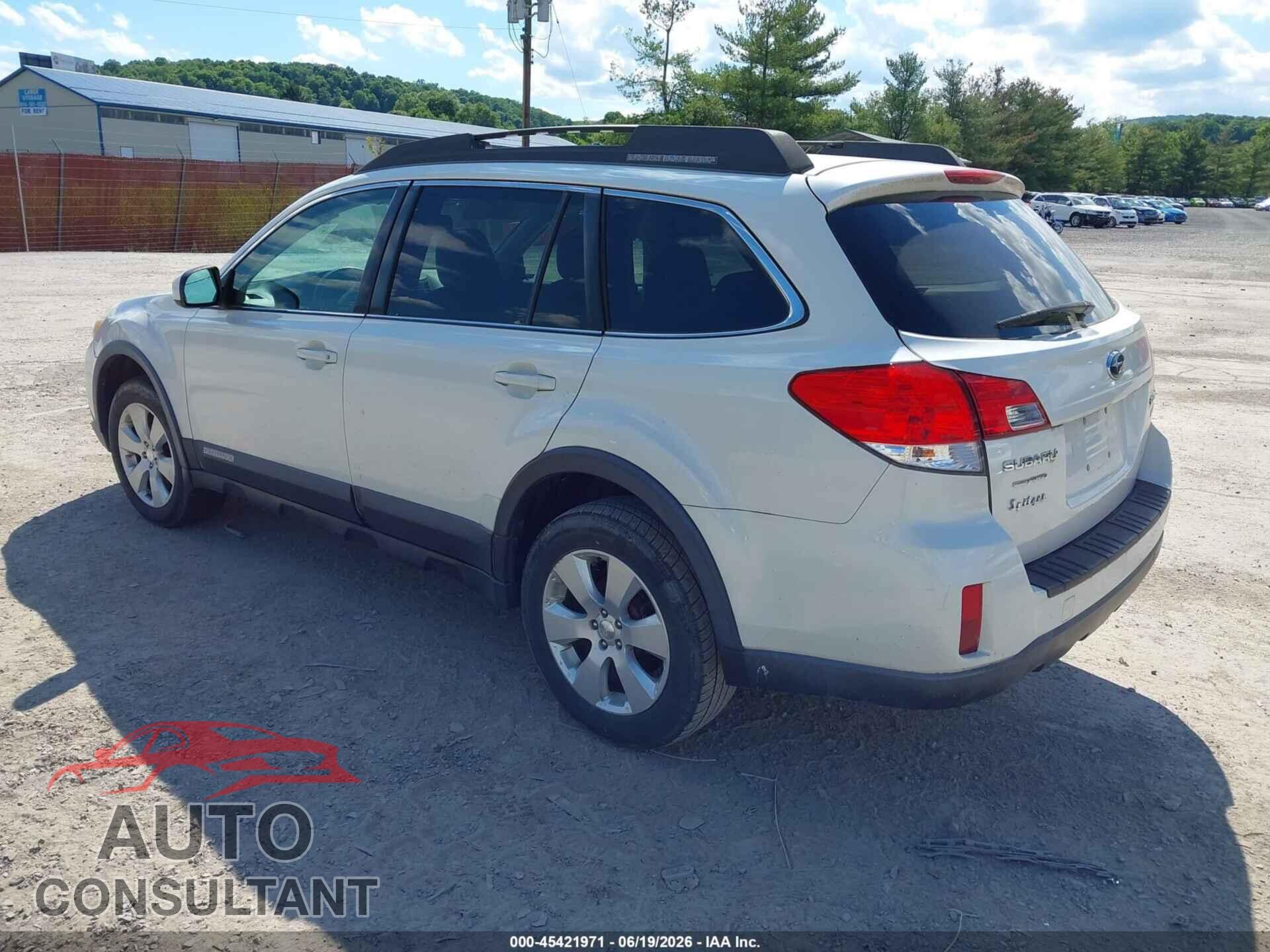 SUBARU OUTBACK 2012 - 4S4BRBCCXC3213696
